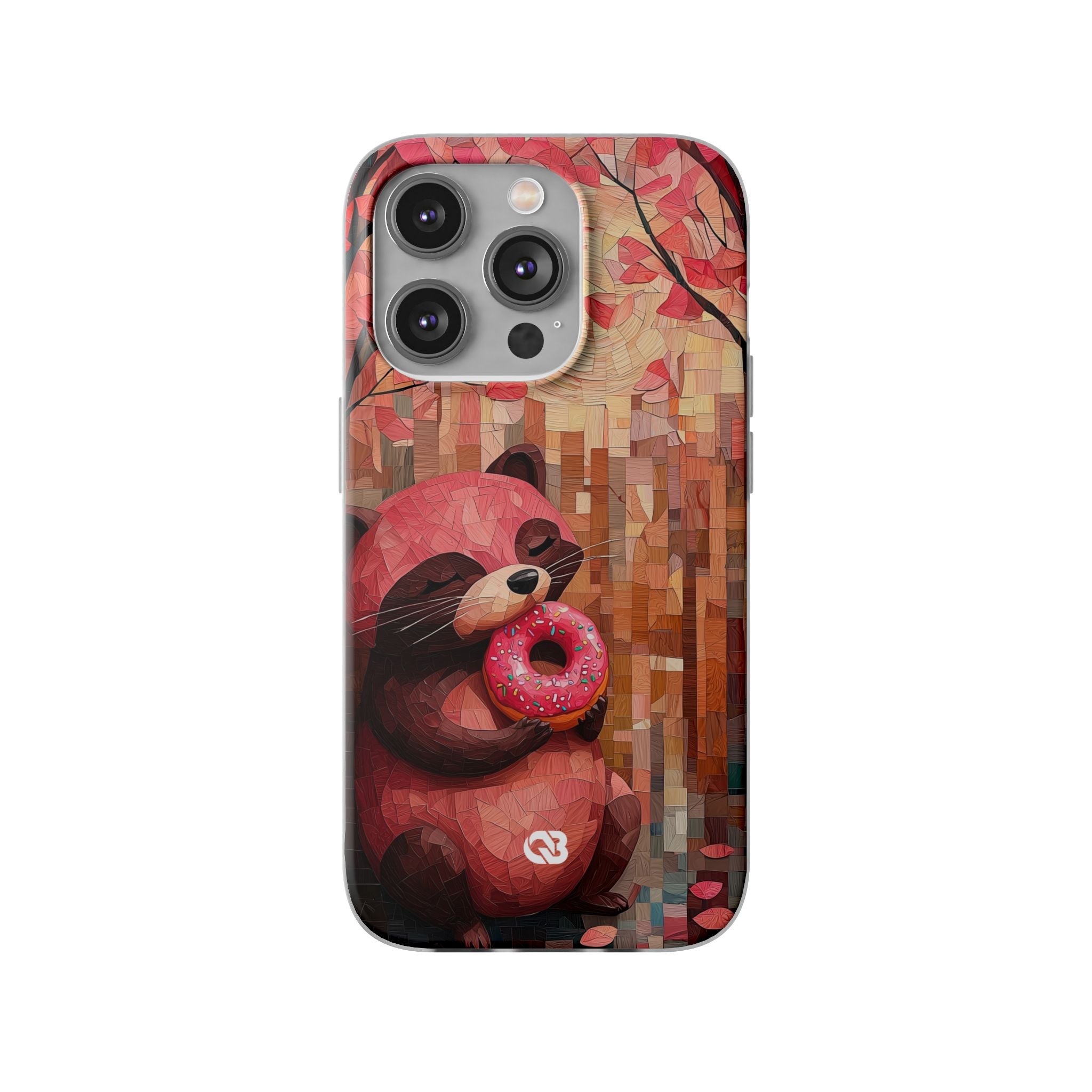 Crimson Donut Bandit · Soft Custodia per iPhone