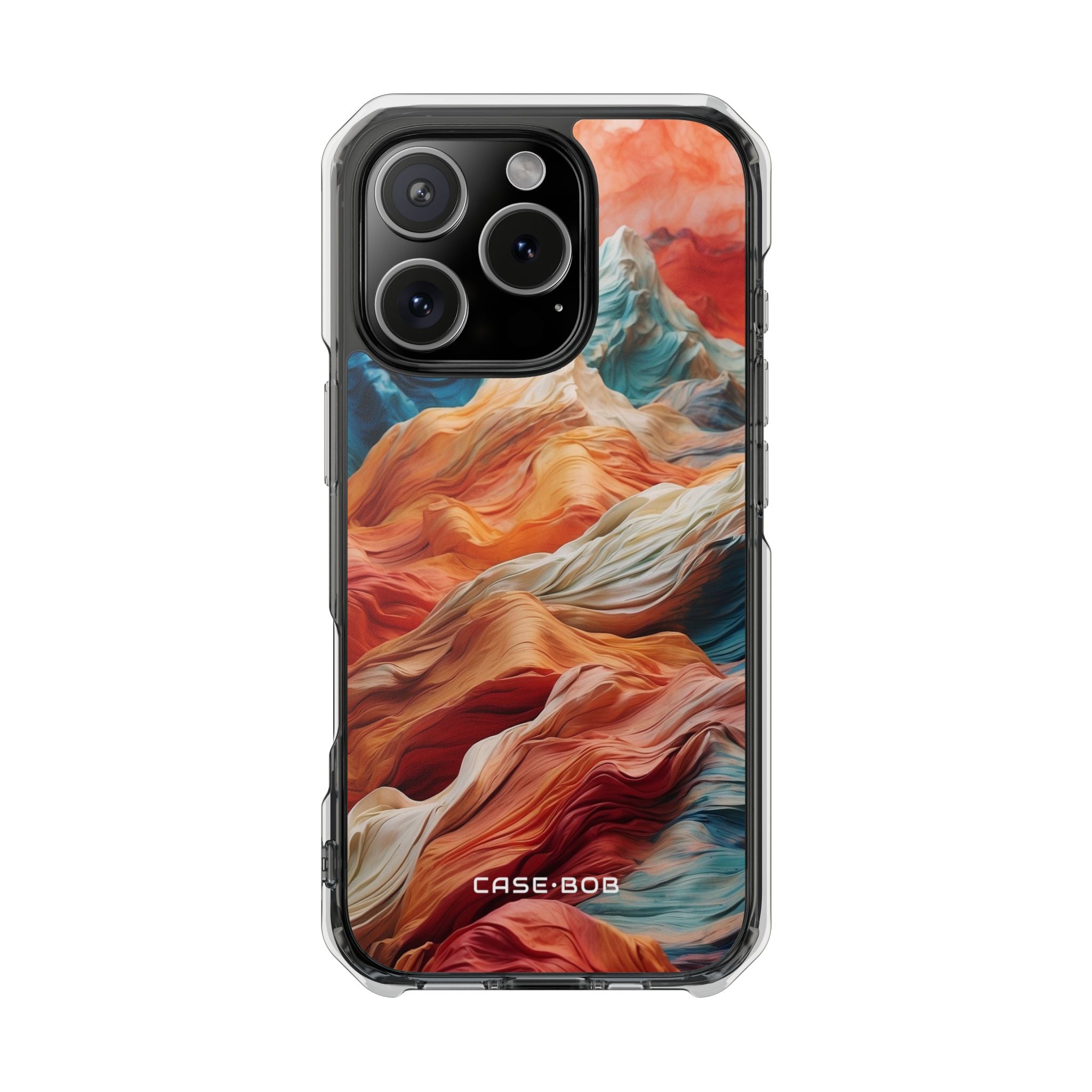 Fabric Peaks Cream iPhone 16 Pro Case - Impact