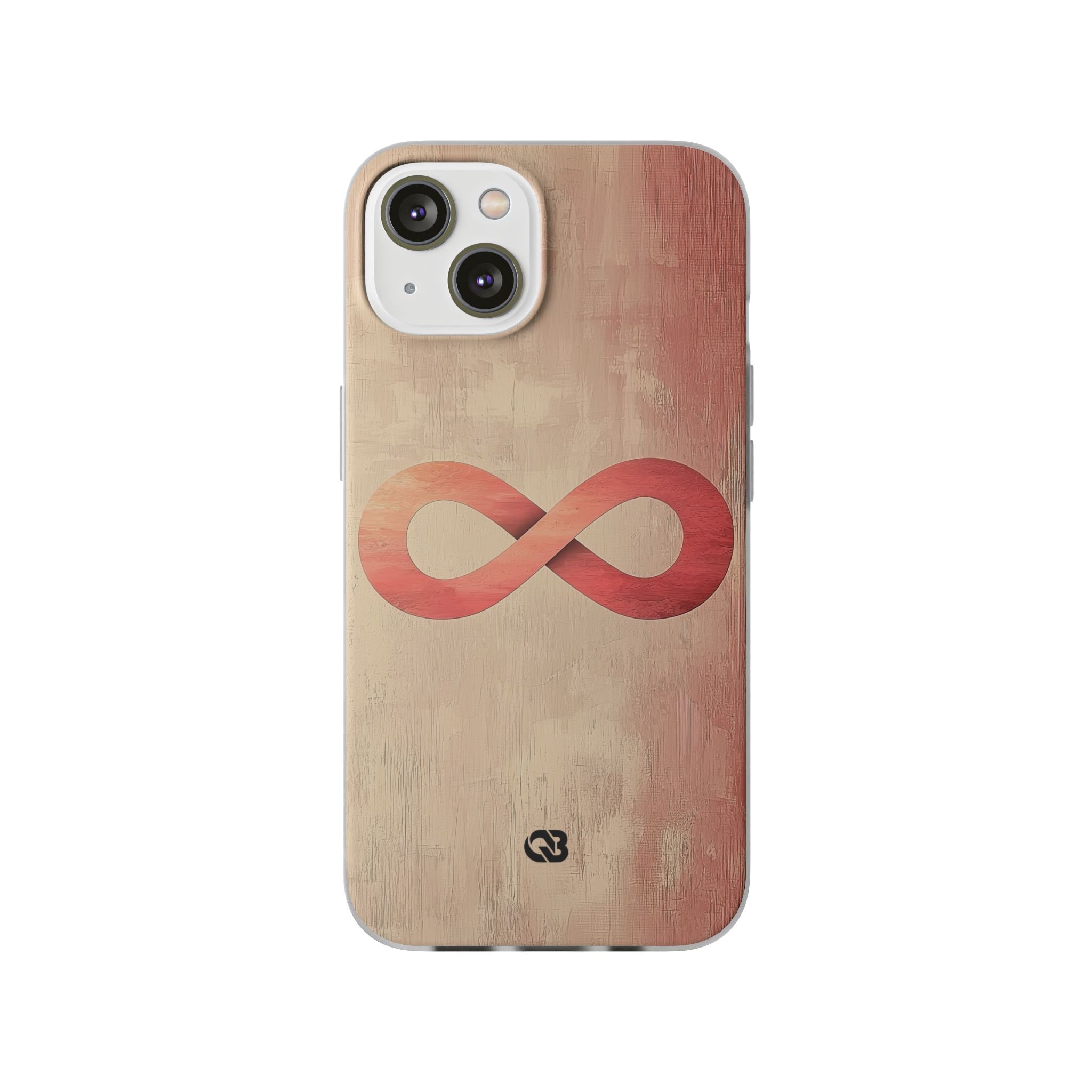 Terracotta Infinity Stroke · Soft Phone Case for iPhone