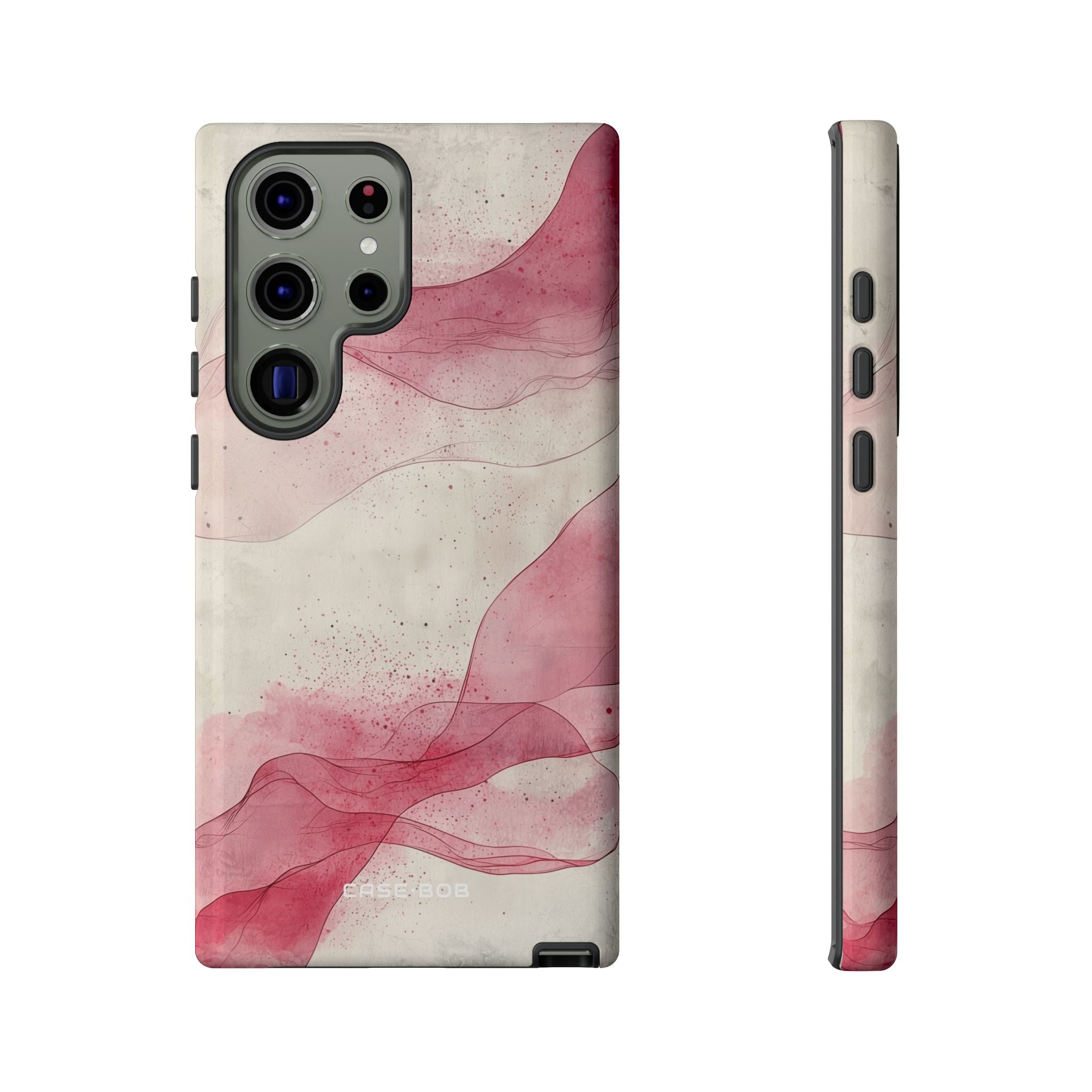 Crimson Waves Samsung S23 Ultra Case - Tough