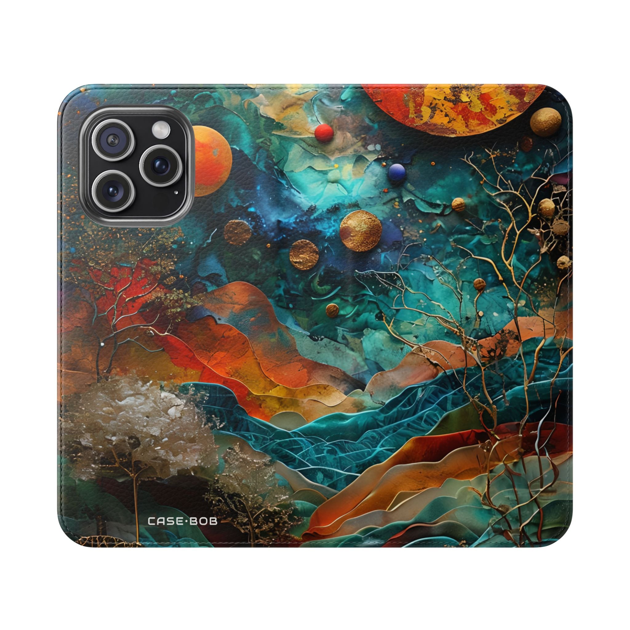 Solar Orbit Orange - iPhone 15 Pro Max Cover - Pung