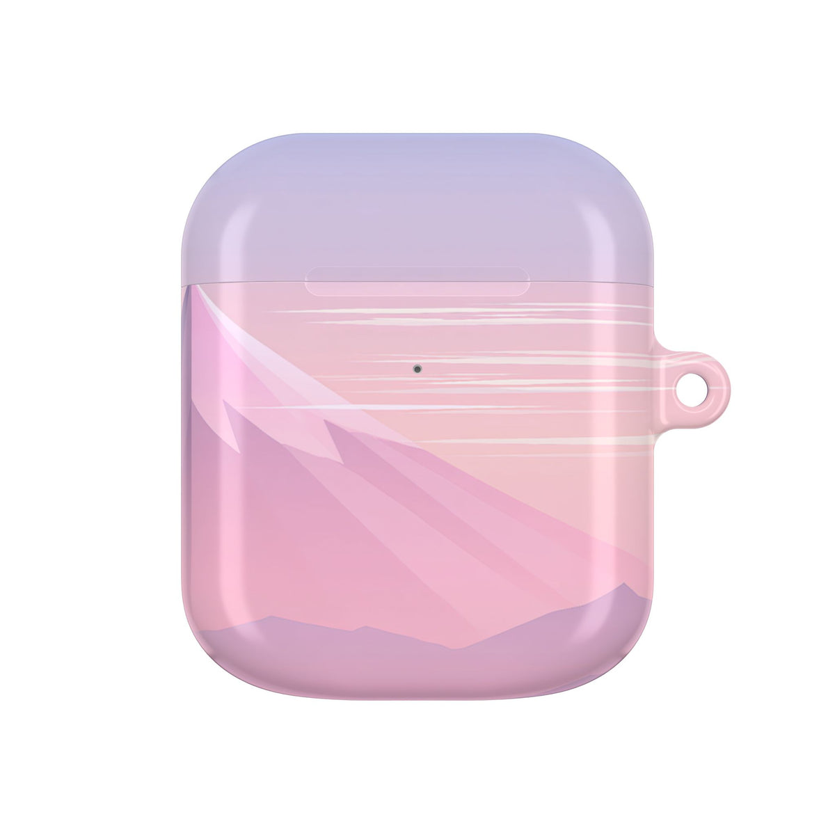 Alpine Twilight · Hard Case for AirPods & AirPods Pro · Pink