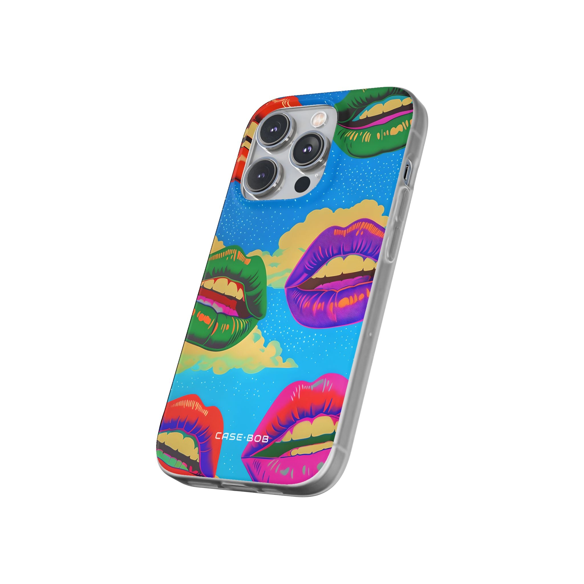 Bunte Lipscape iPhone 14 Pro Case - Soft