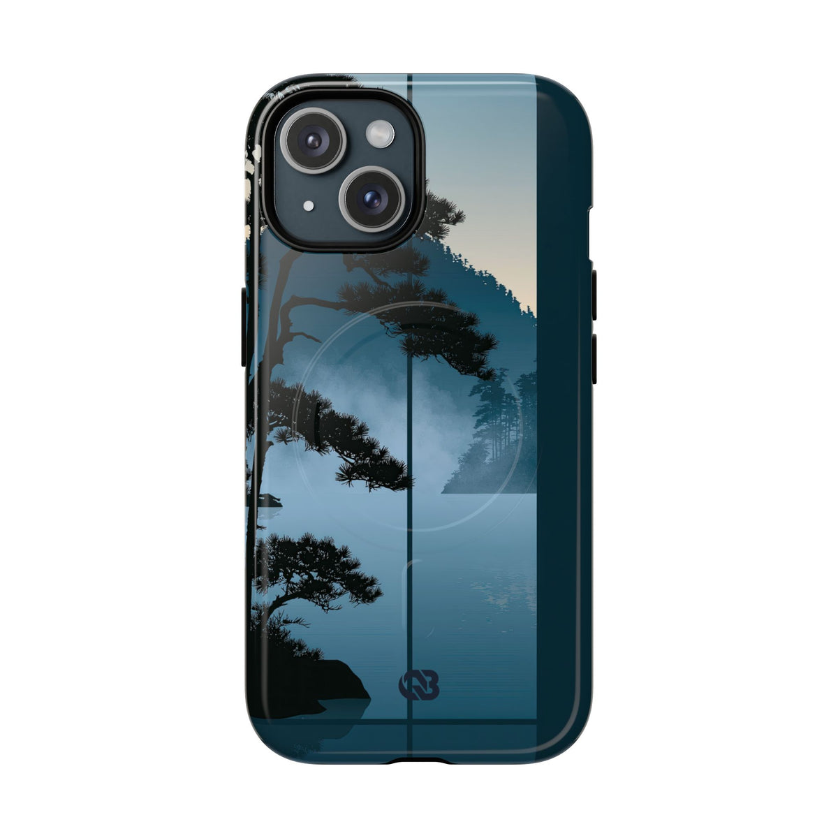 Blue Tough 2.0 Magsafe Phone Case for iPhone - Kyoto Mist Pine