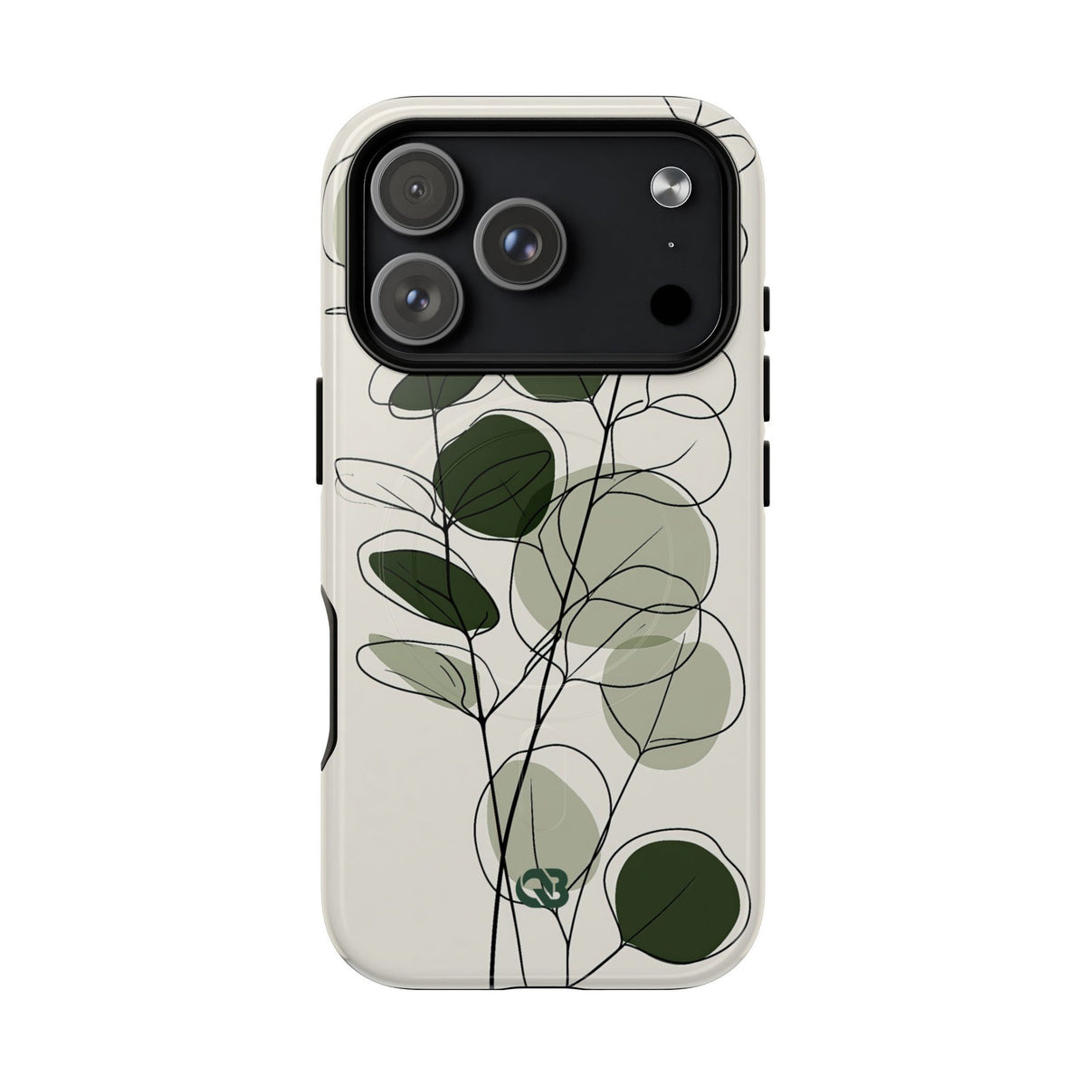 Eucalyptus Foliage Study · Tough 2.0 Magnetic Phone Case for iPhone · Green