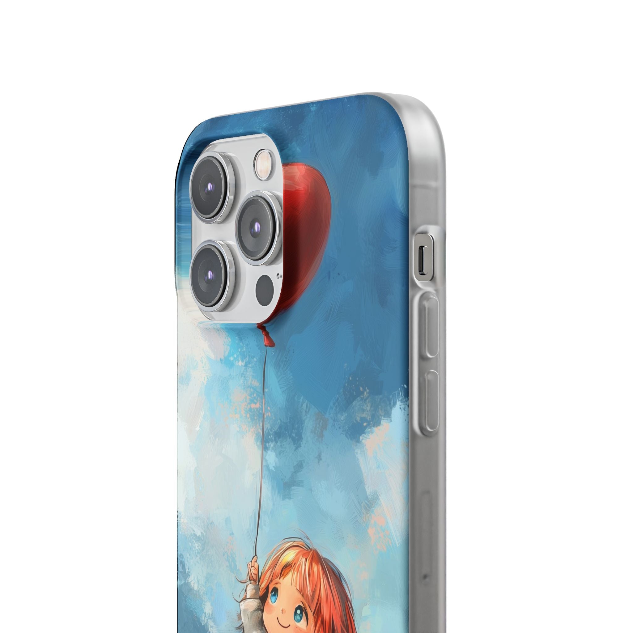 Heart Balloon Whimsy iPhone 14 Pro Max Case - Soft