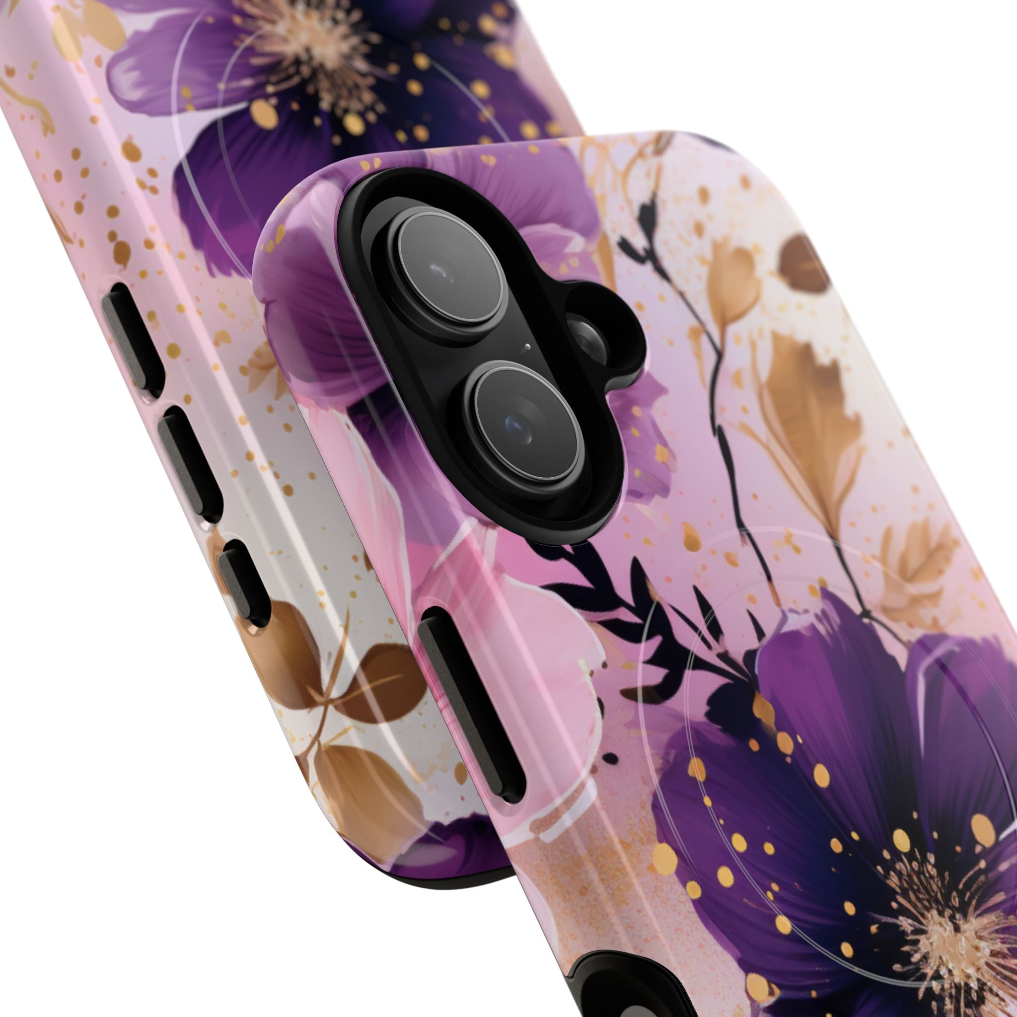 Gilded Violet Bloom · Tough+ Phone Case for iPhone · Magsafe