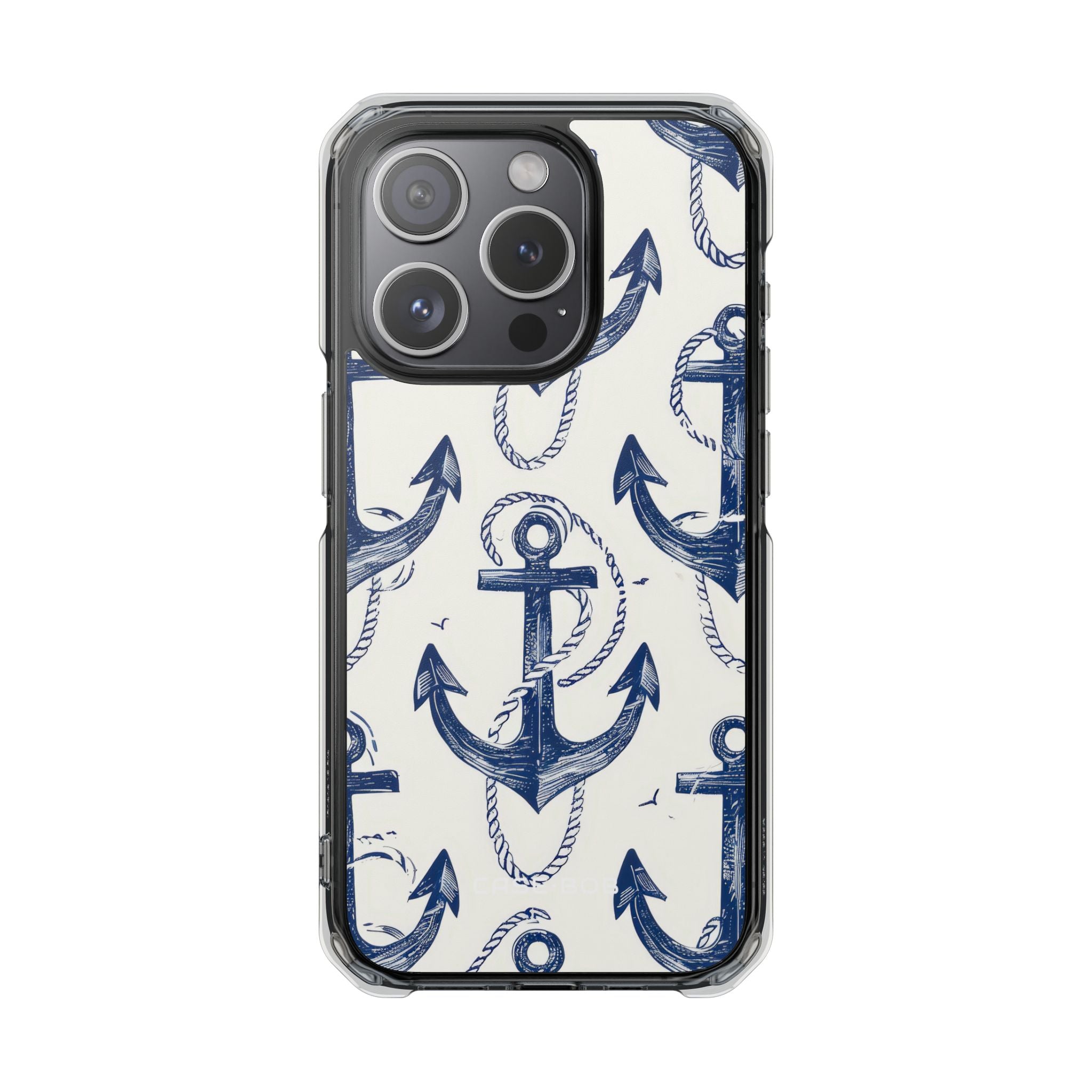 Navy Ankerlus iPhone 15 Pro Case - Impact