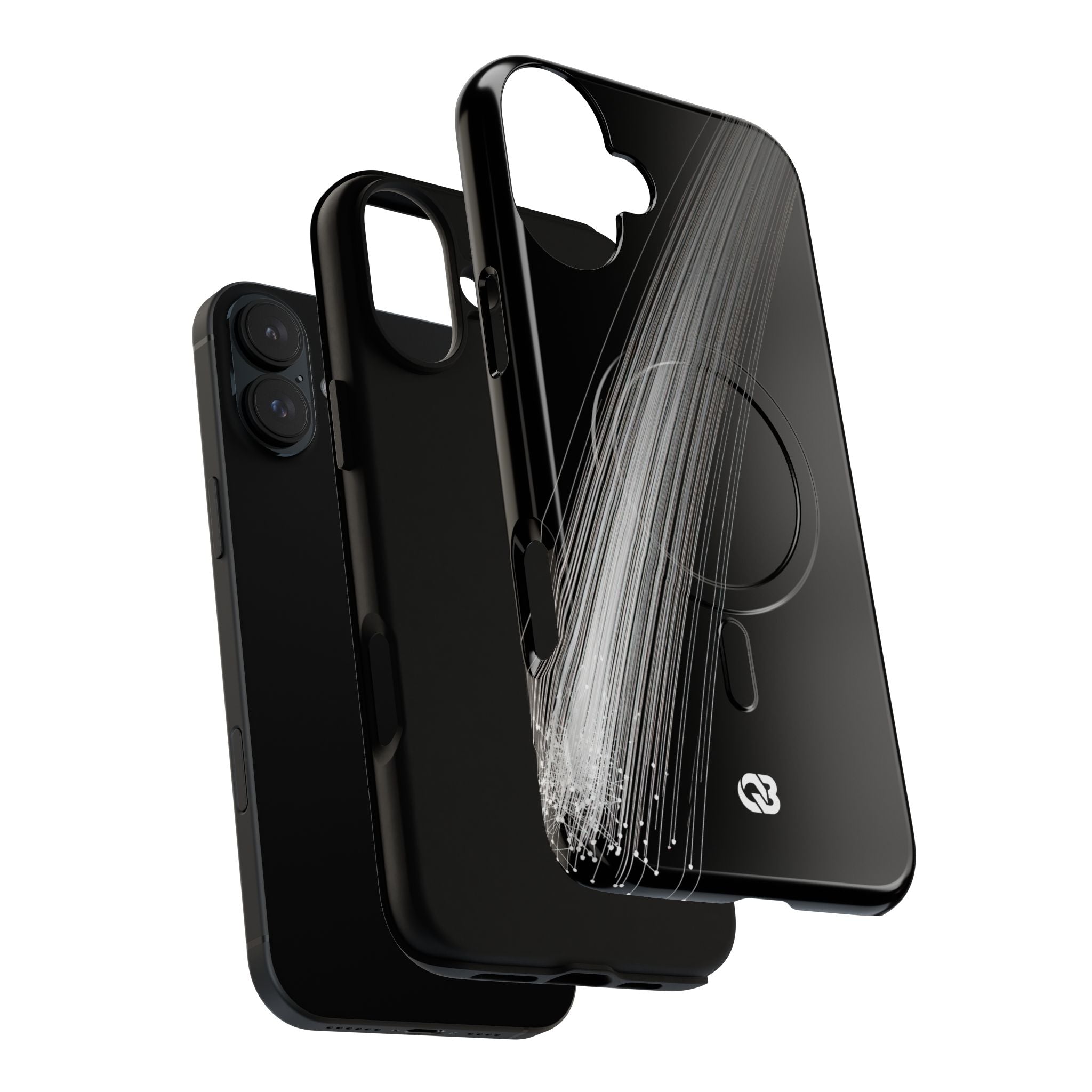 Black Tough 2.0 Magsafe Phone Case for iPhone - Linear Velocity Beam