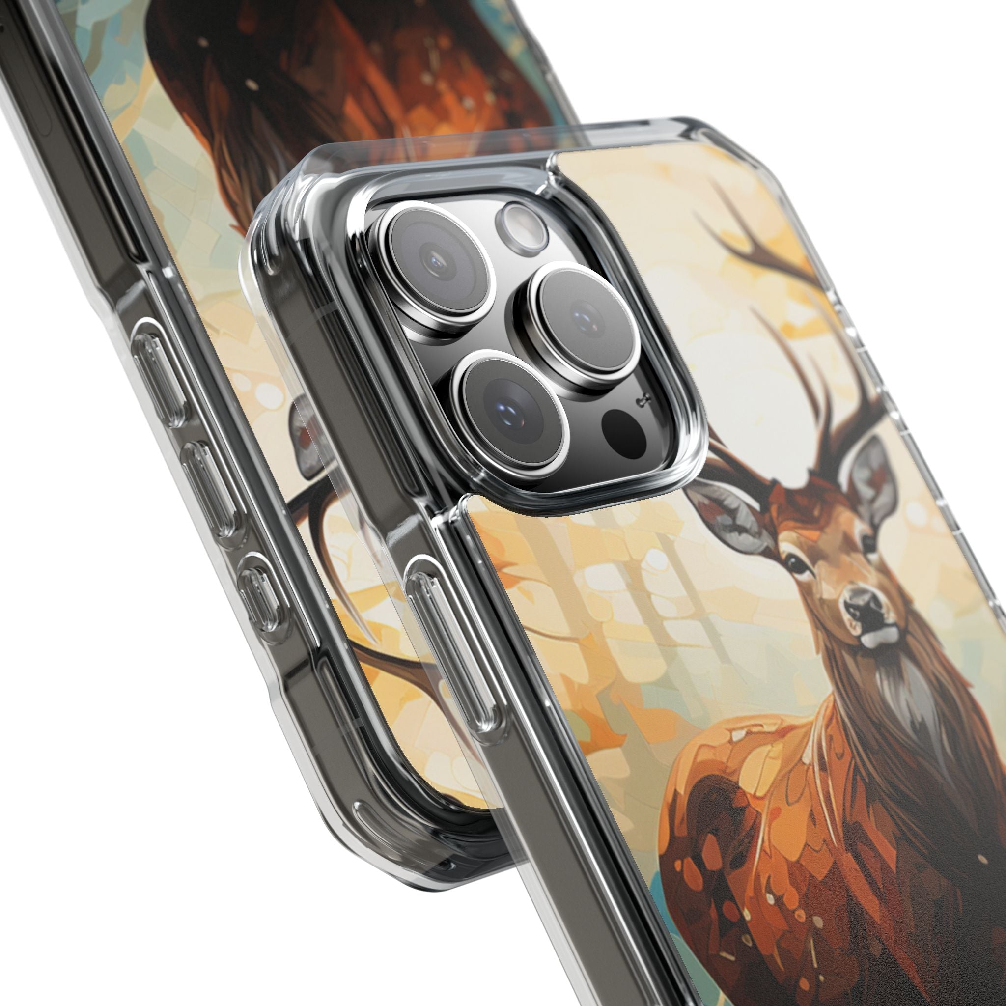 Glowing Stag iPhone 16 Pro Max Case - Impact - CASE•BOB