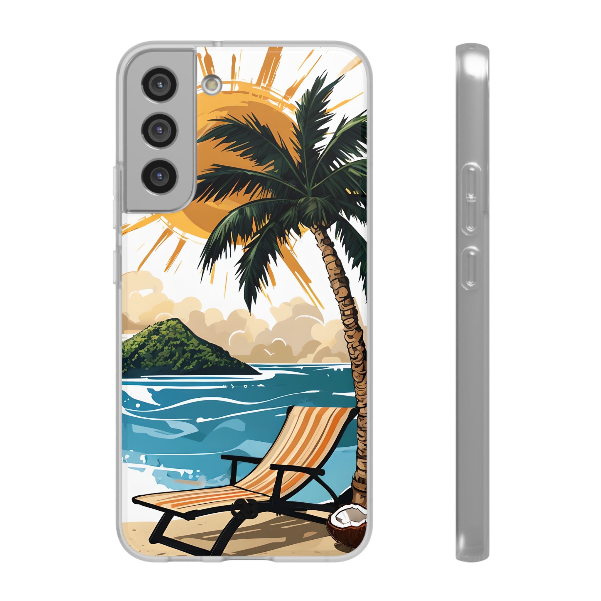 Radiant Coast Solitude · Soft Handyhülle für Samsung