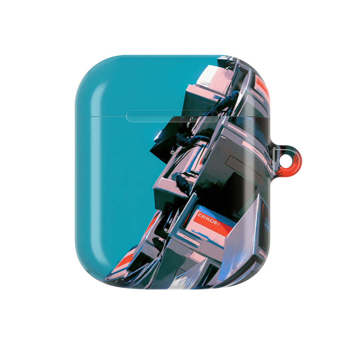 System Error Spire · Hard Case for AirPods & AirPods Pro · Teal