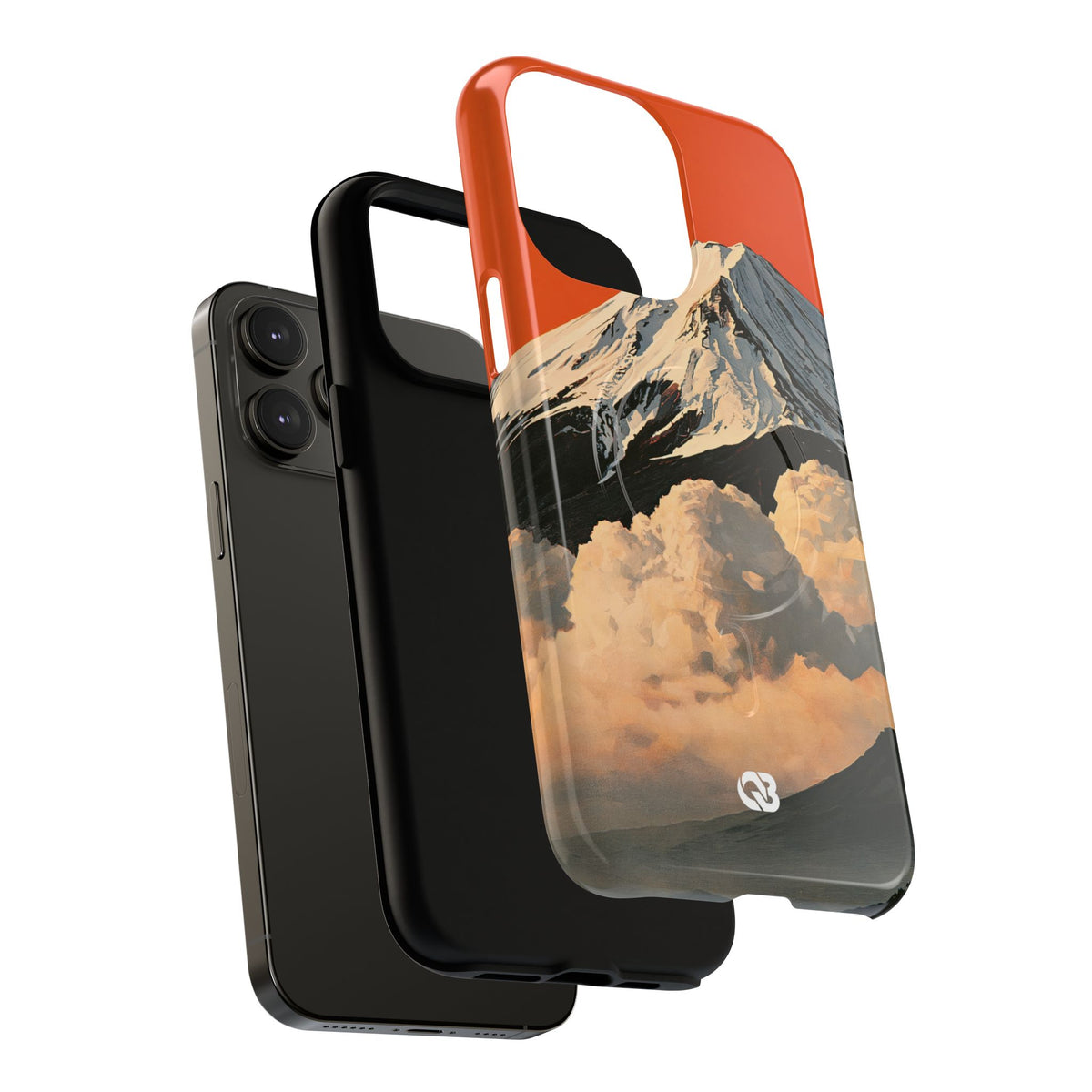 Sacred Peak Fuji · Tough 2.0 Magnetic Phone Case for iPhone · Orange