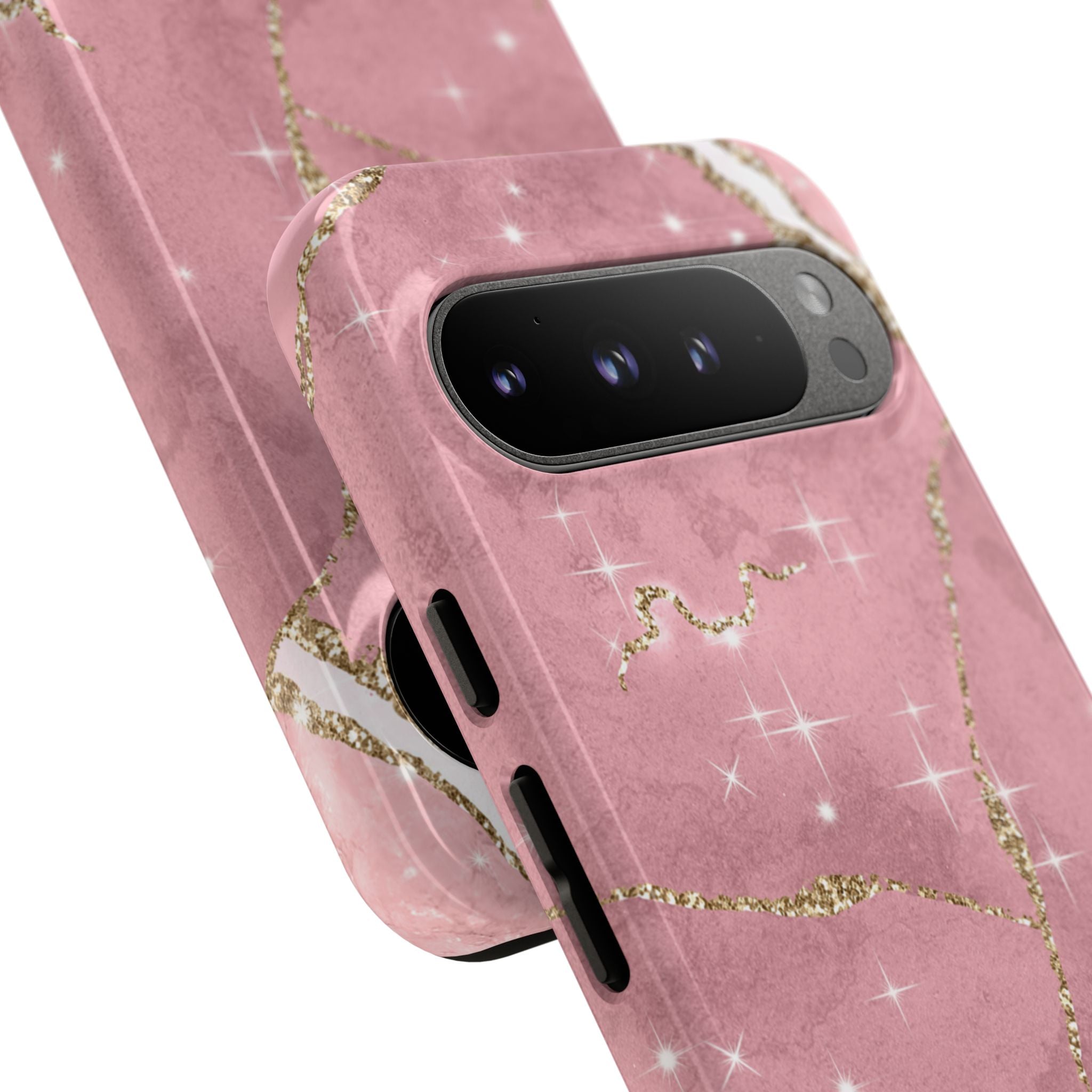 Rose Sparkle Marble · Tough Θήκη για Google Pixel