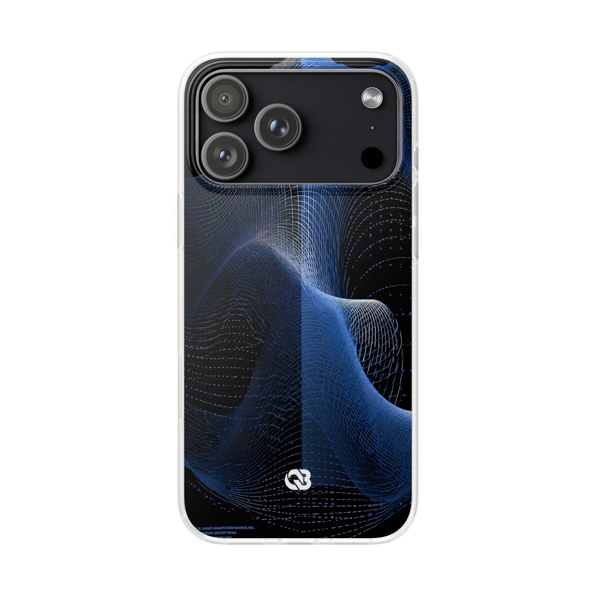 Blue Lite Phone Case for iPhone - Electric Blue Flux