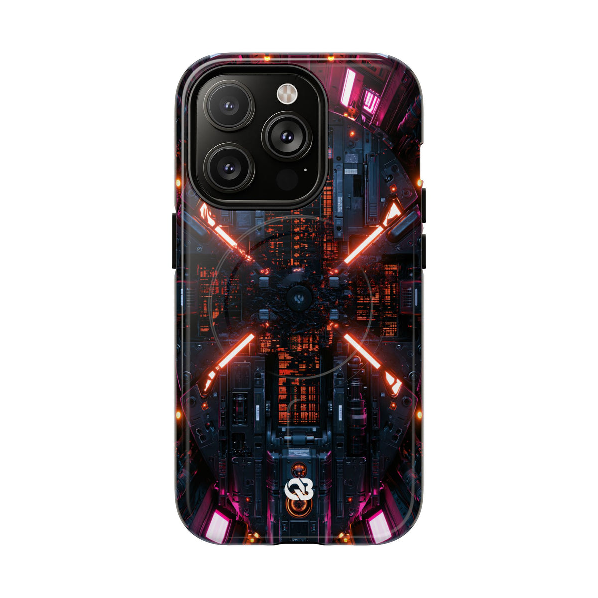Cybernetic Reactor Core · Tough 2.0 Magnetic Phone Case for iPhone · Black