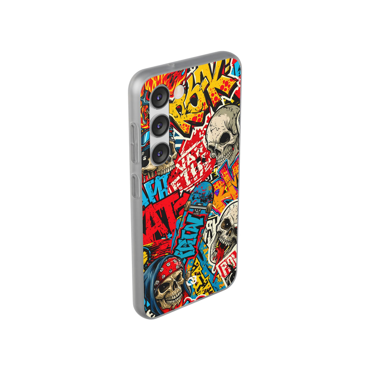 Skate Skull Riot · Lite Phone Case for Samsung · Red