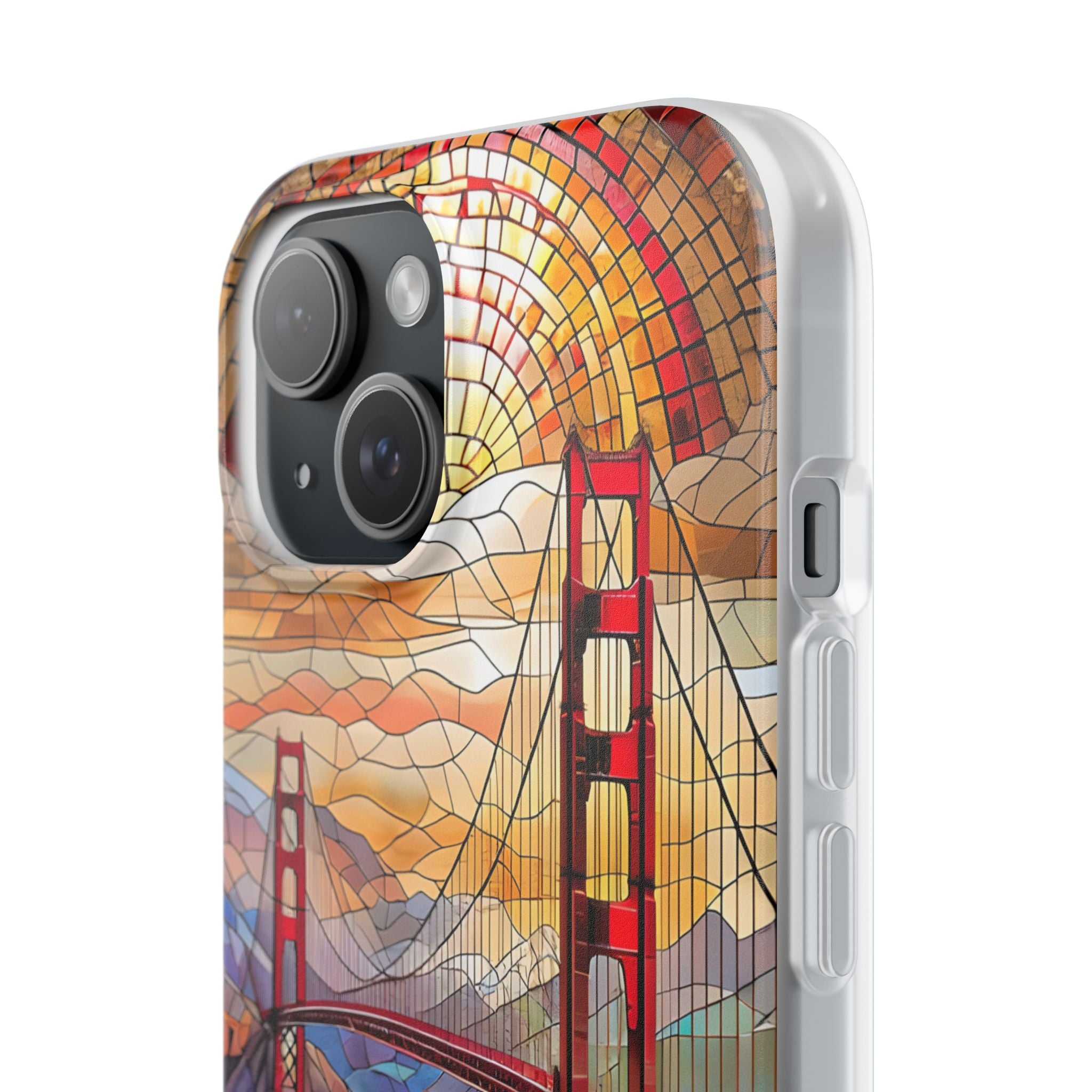 Crimson Arch Coast · Soft Custodia per iPhone