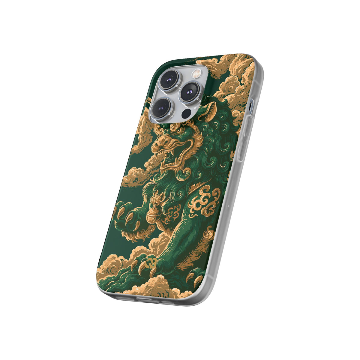 Imperial Guardian Lion · Lite Phone Case for iPhone · Green