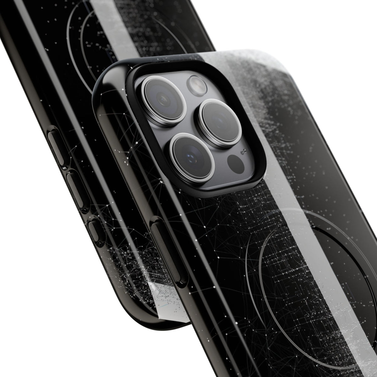 Black Tough 2.0 Magsafe Phone Case for iPhone - Vector Core Monolith