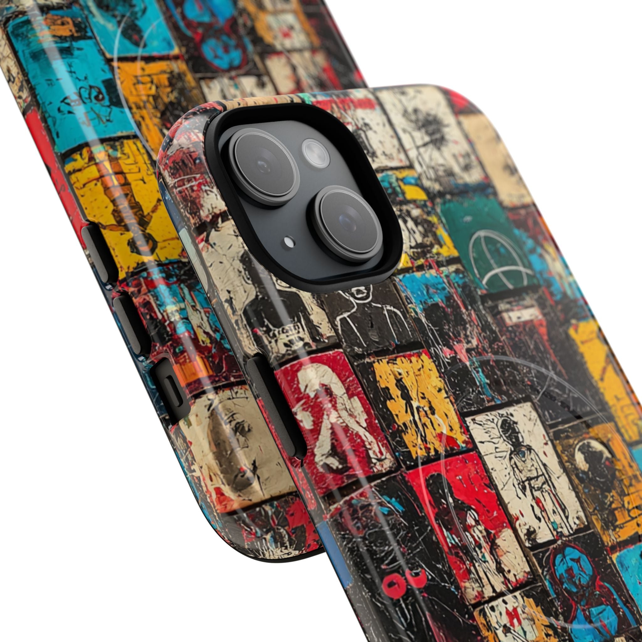 Figured Grid iPhone 15 Plus Case - Tough+