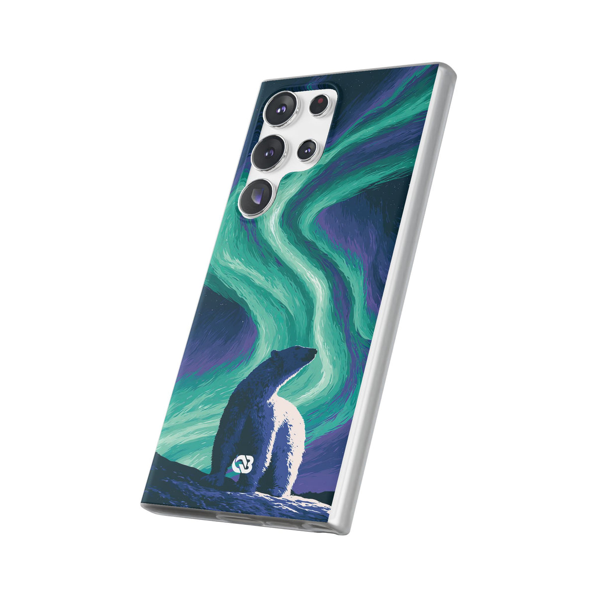 Arctic Aurora Bear · Lite Phone Case for Samsung · Teal