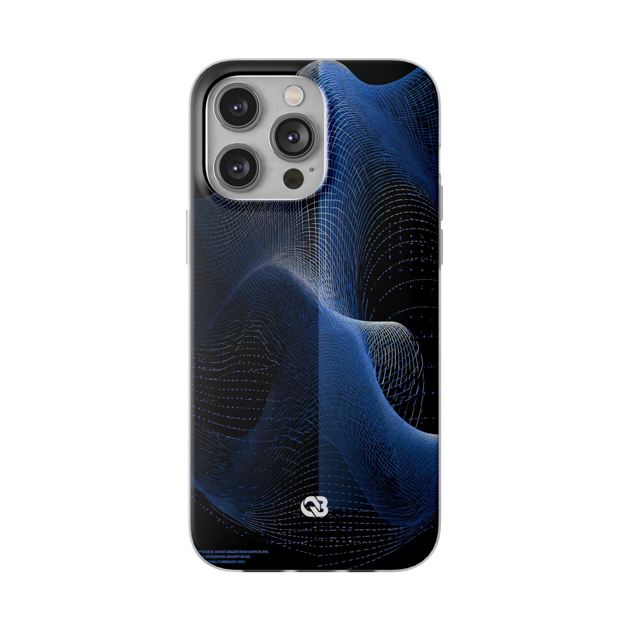 Blue Lite Phone Case for iPhone - Electric Blue Flux