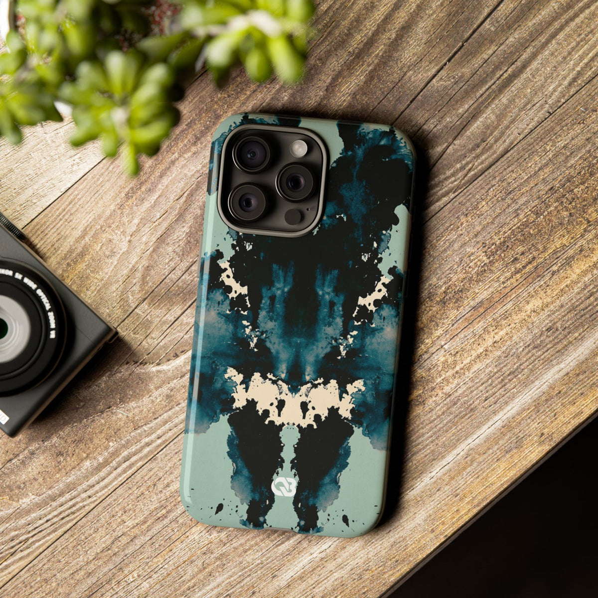 Rorschach Ink Void · Tough Phone Case for iPhone · Black