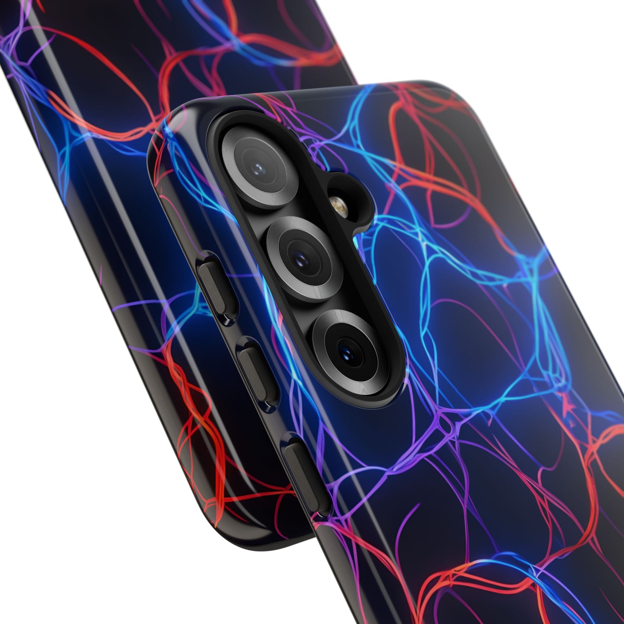 Electric Synapse Glow · Tough Handyhülle für Samsung