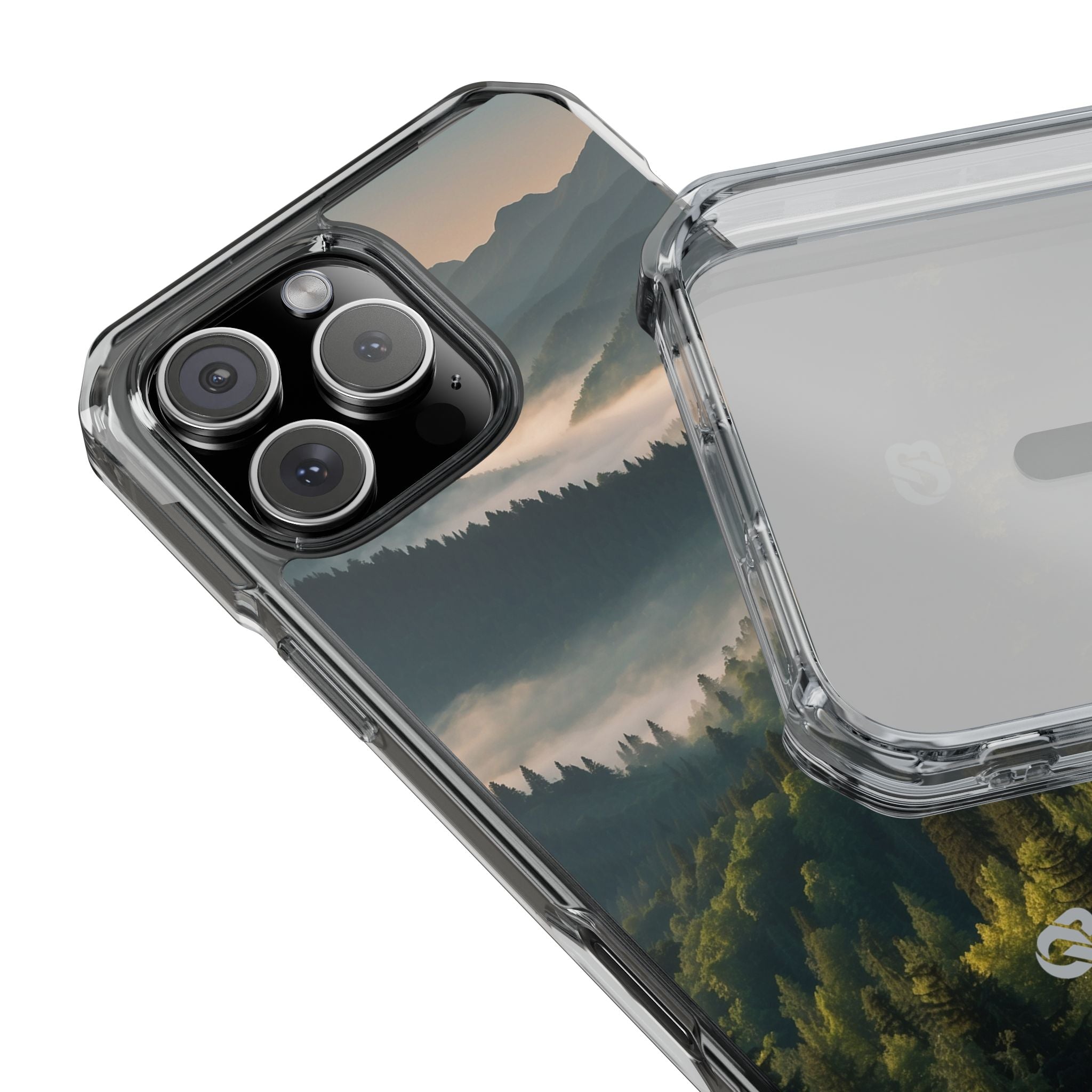 Foggy Mountain Ridge · Impact Handyhülle für iPhone · Magsafe