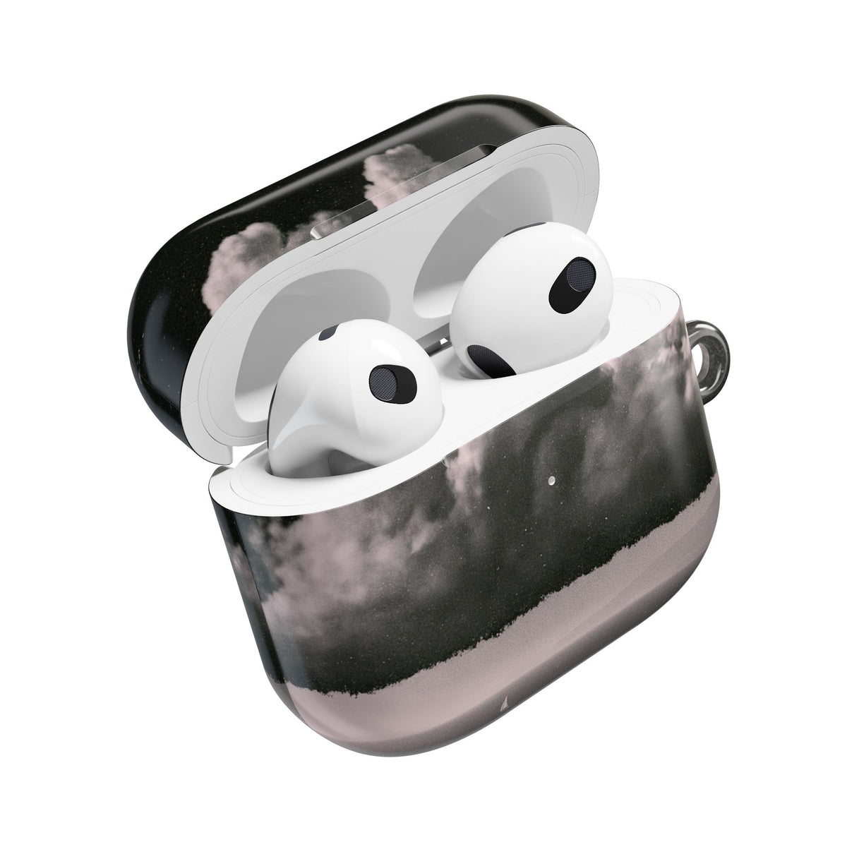 Crimson Horizon · Hard Case for AirPods & AirPods Pro · Black