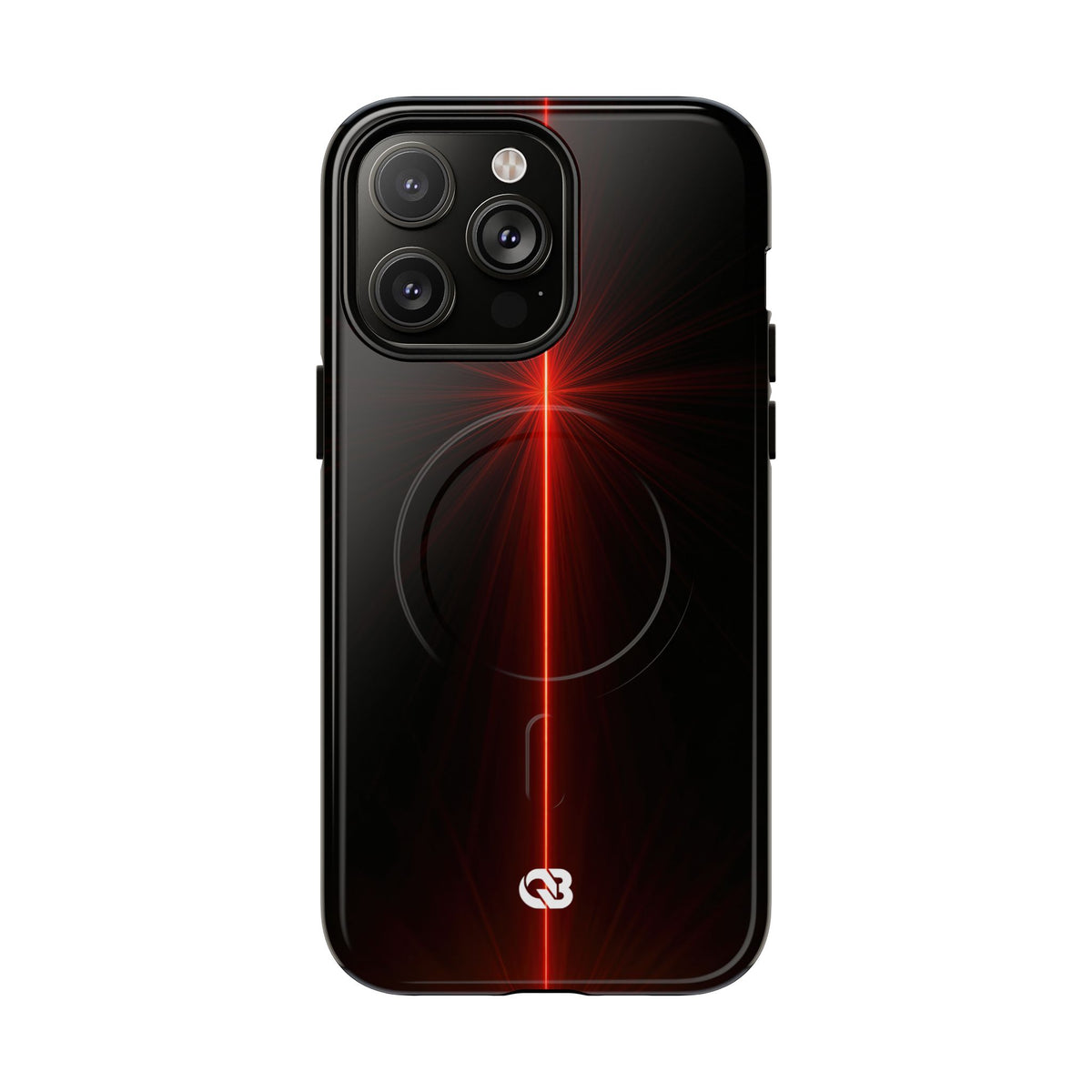 Red Tough 2.0 Magsafe Phone Case for iPhone - Crimson Flare Vector
