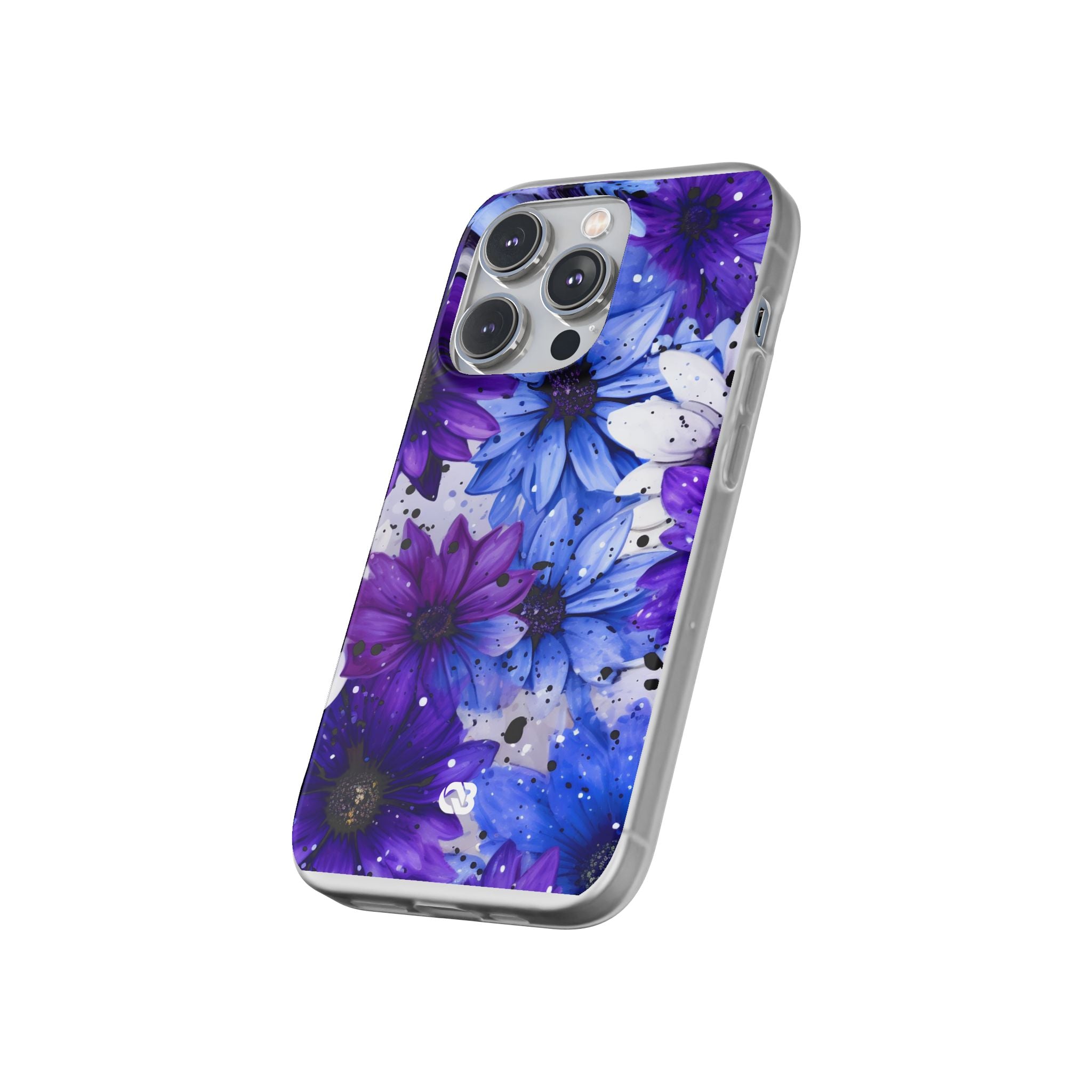 Ink Splatter Blooms · Soft Coque de téléphone pour iPhone