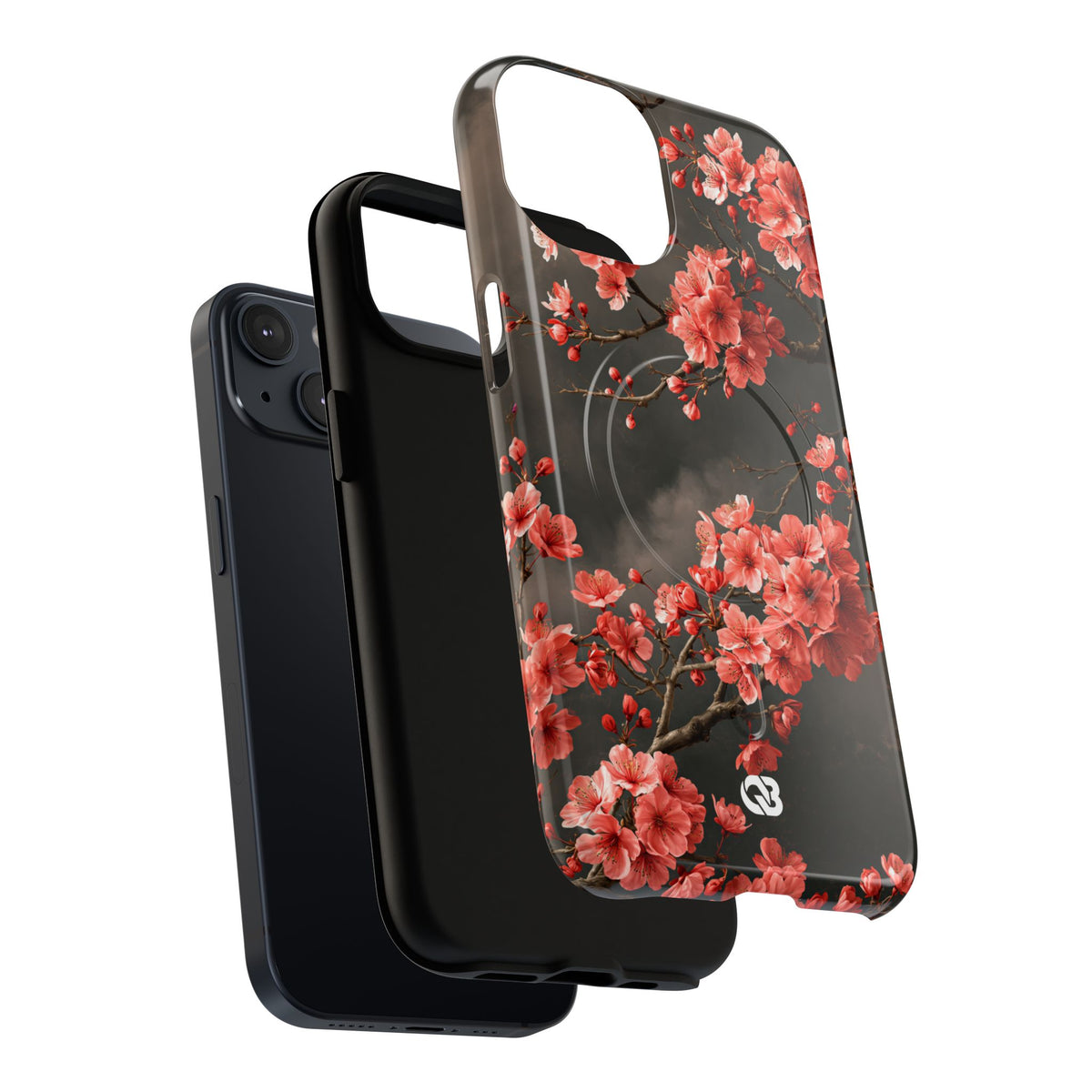 Dark Sakura Nocturne · Tough 2.0 Magnetic Phone Case for iPhone · Black