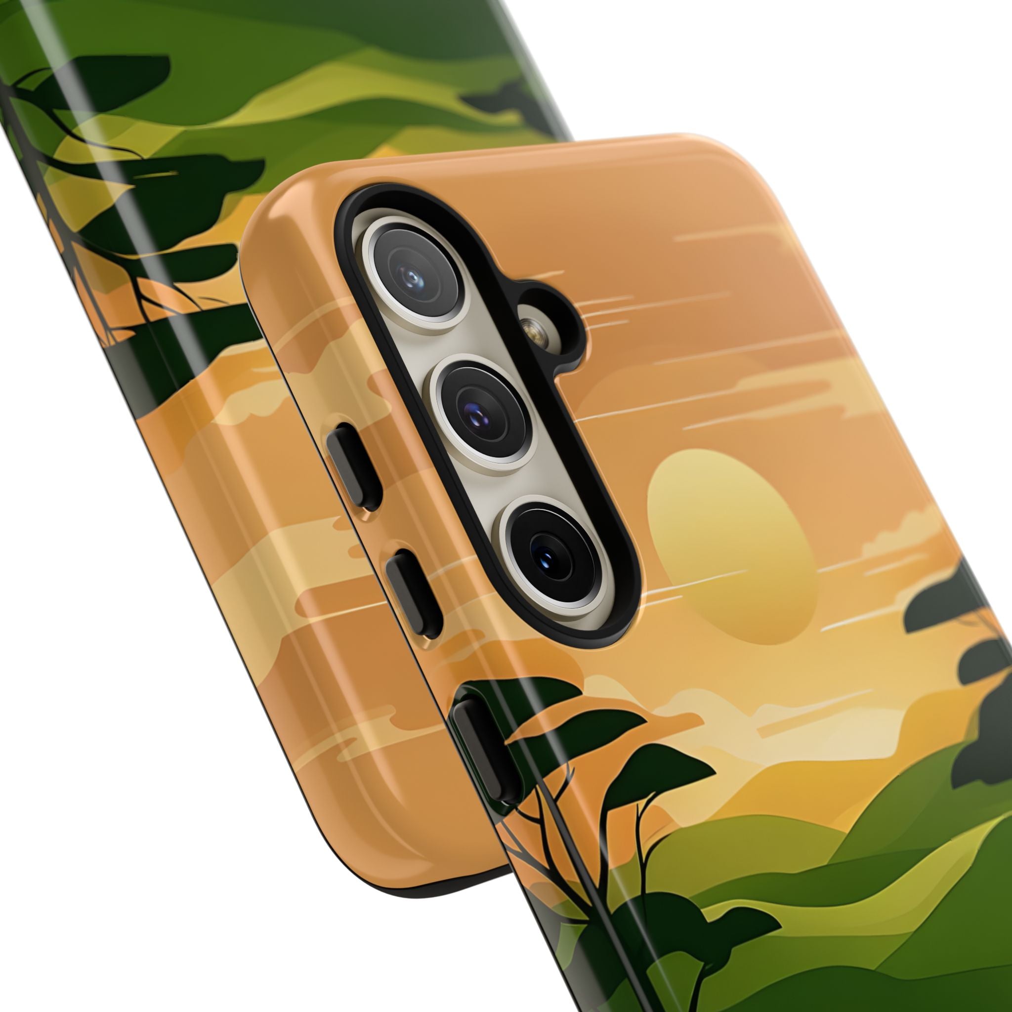 Verdant Horizon Sun · Tough Coque de téléphone pour Samsung