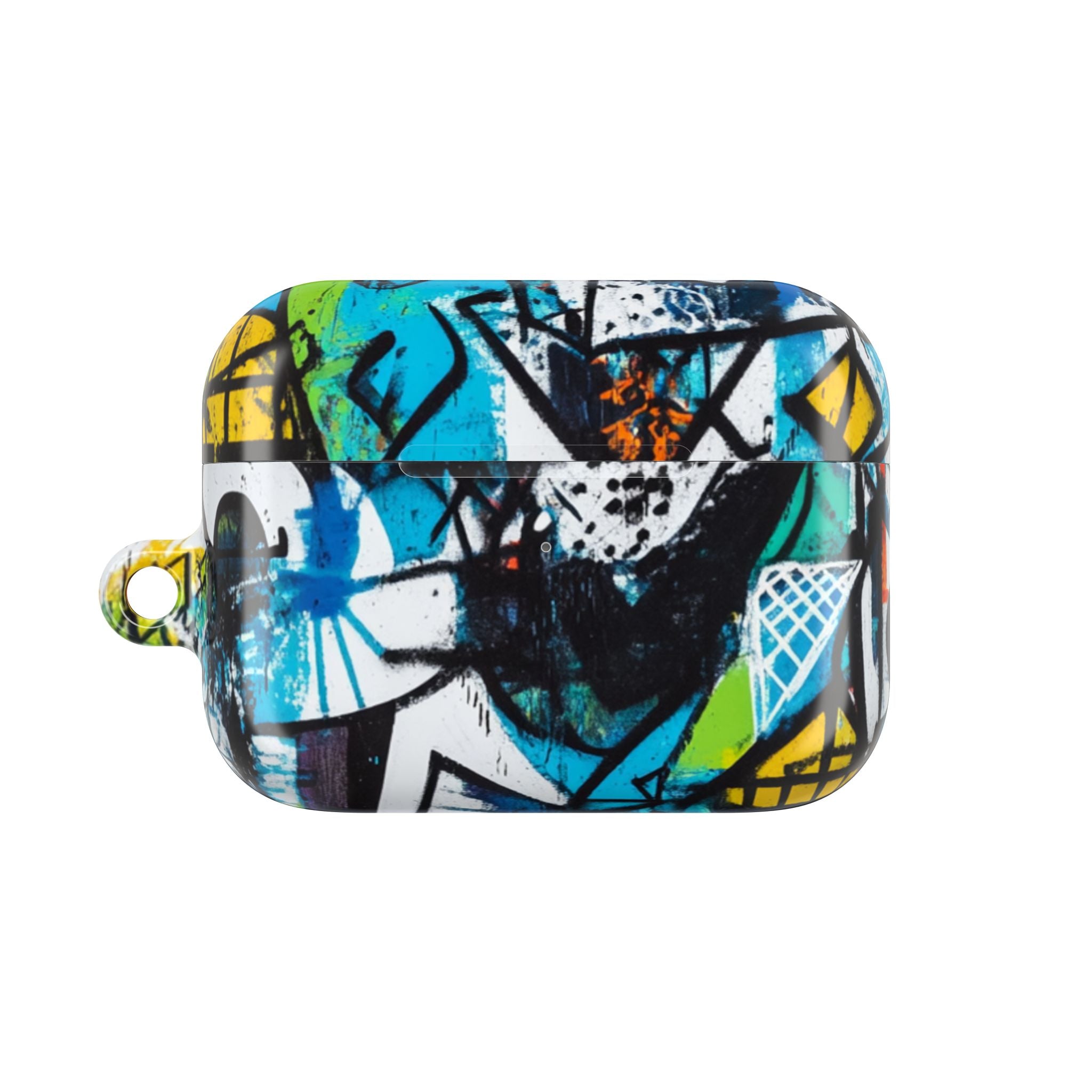 Bold Shapes Blauw - AirPods Case