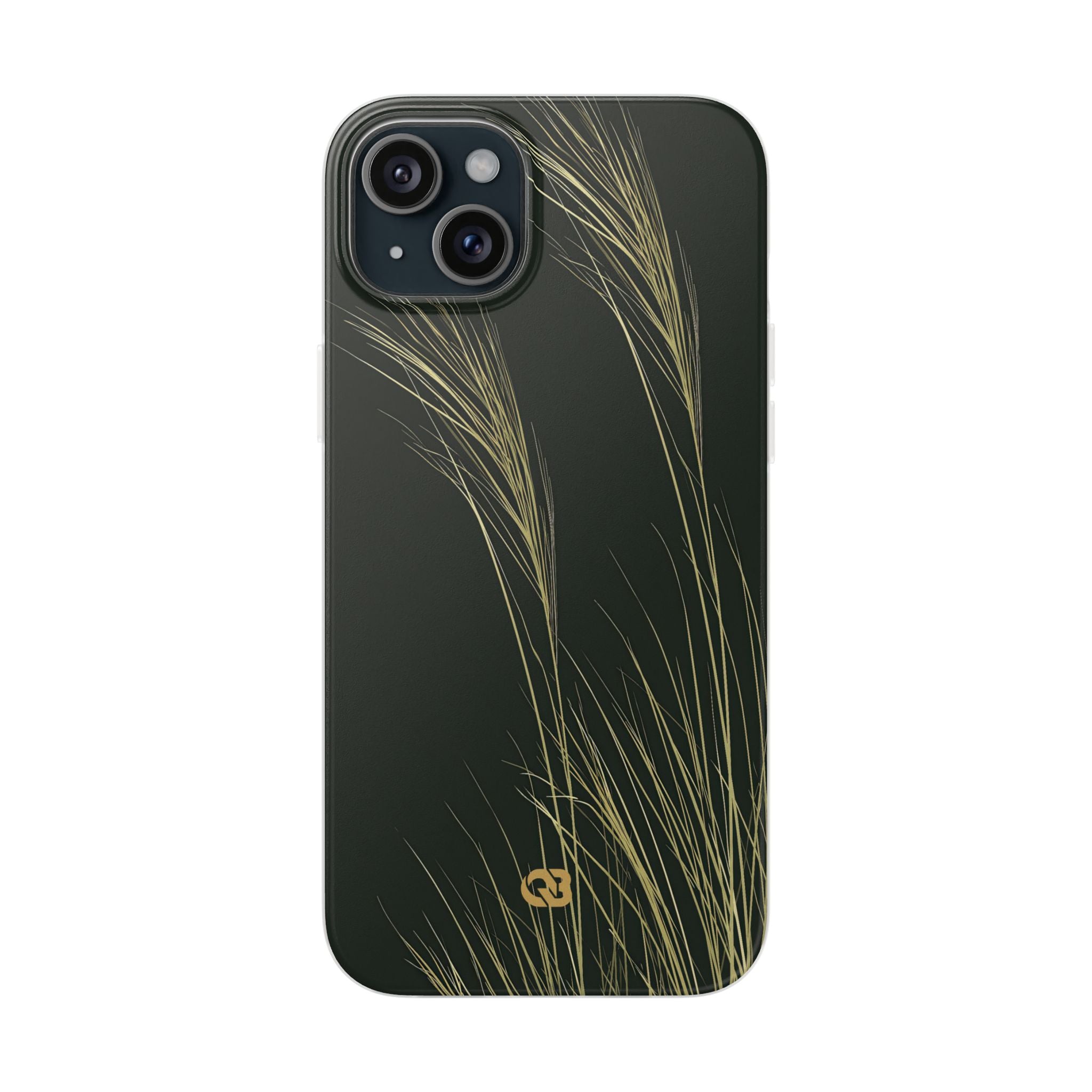 Green Lite Phone Case for iPhone - Midnight Gilded Grass