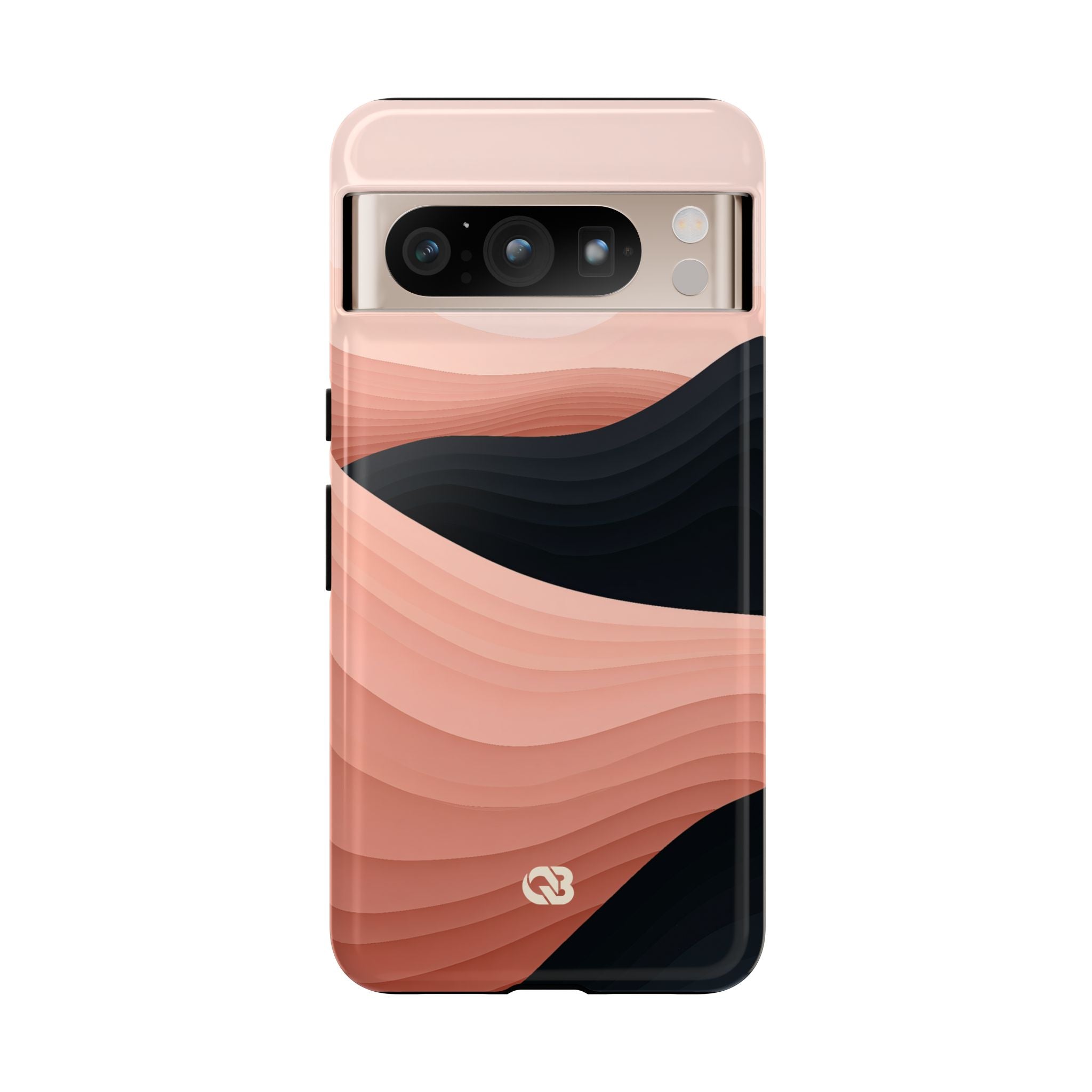 Pink Tough Phone Case for Google Pixel - Dune Shadow Layers