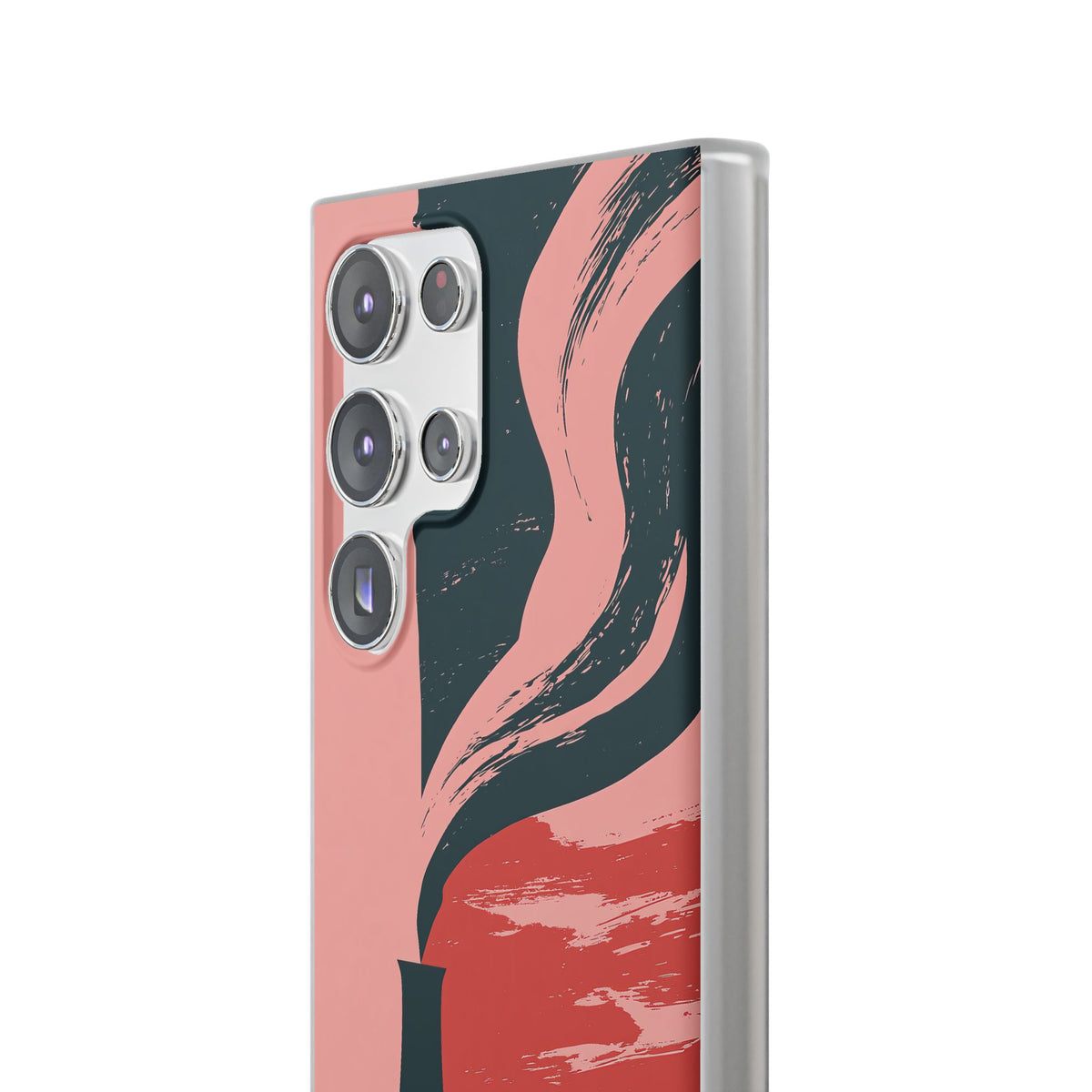 Pink Lite Phone Case for Samsung - Cinder Rose Plume