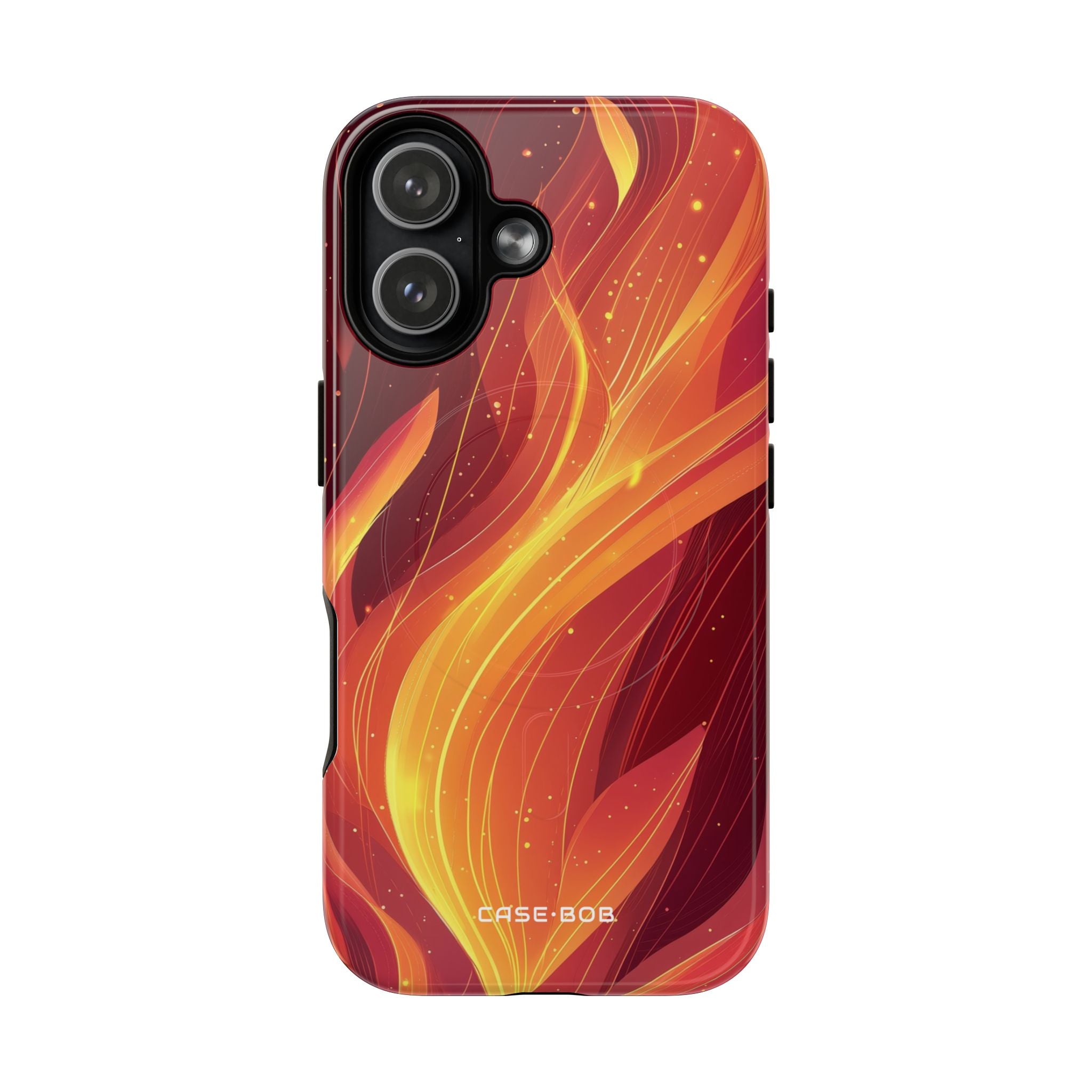 Flaming Flow iPhone 17 Case - Tough+ - CASE•BOB