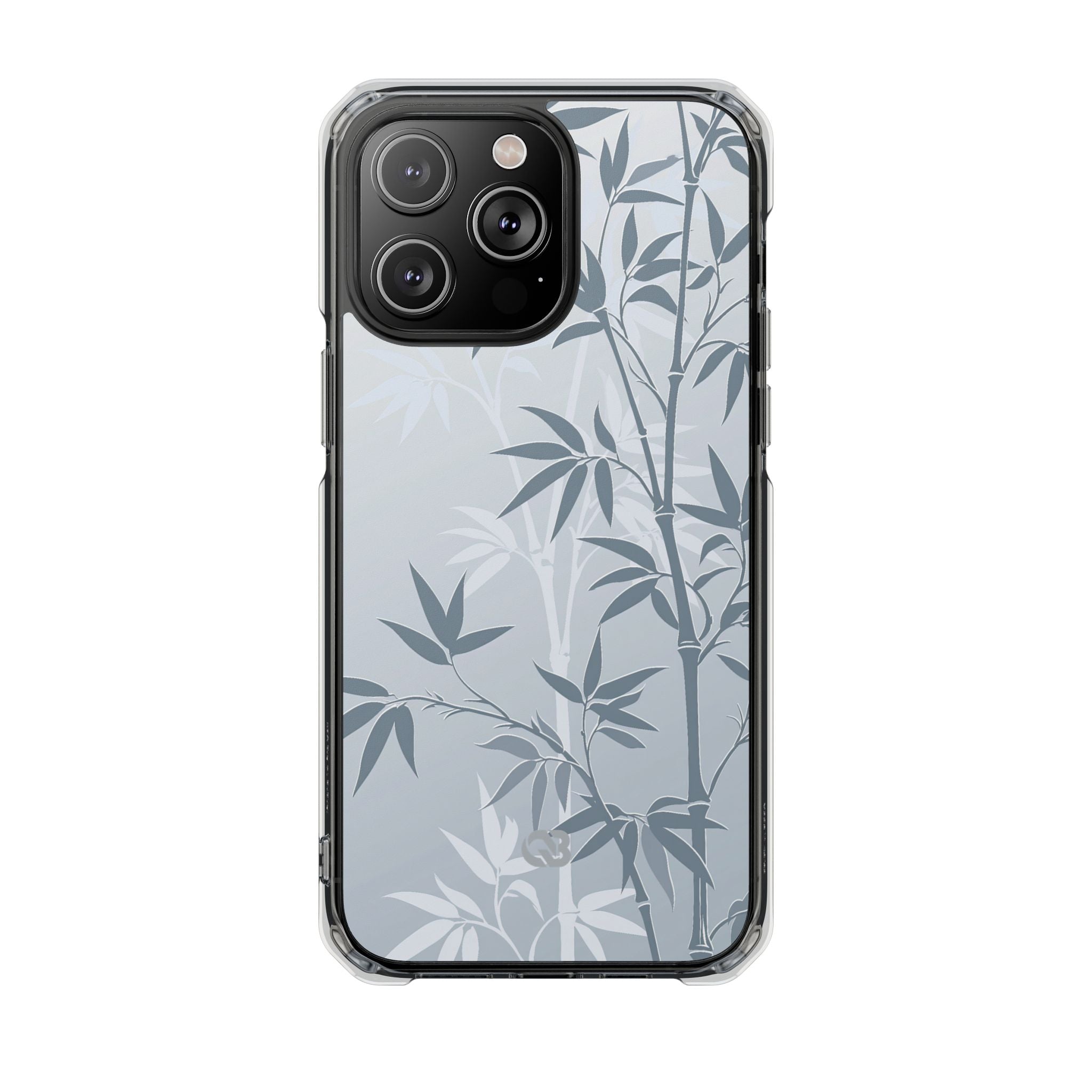 Blue Impact MagSafe Phone Case for iPhone - Slate Bamboo Shadow