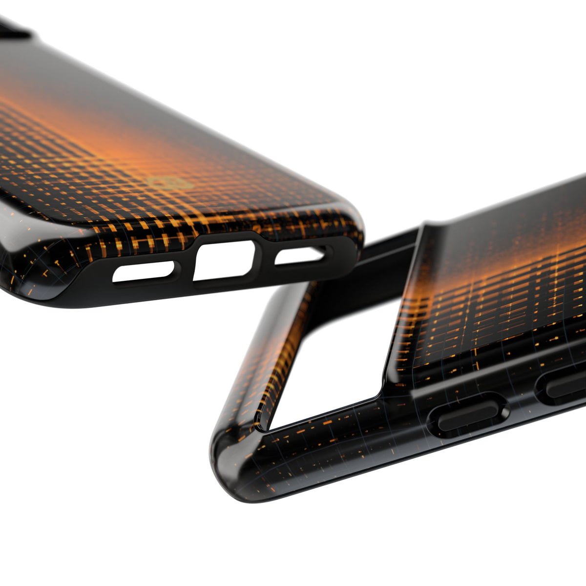 Amber Frequency · Tough Phone Case for Pixel · Orange