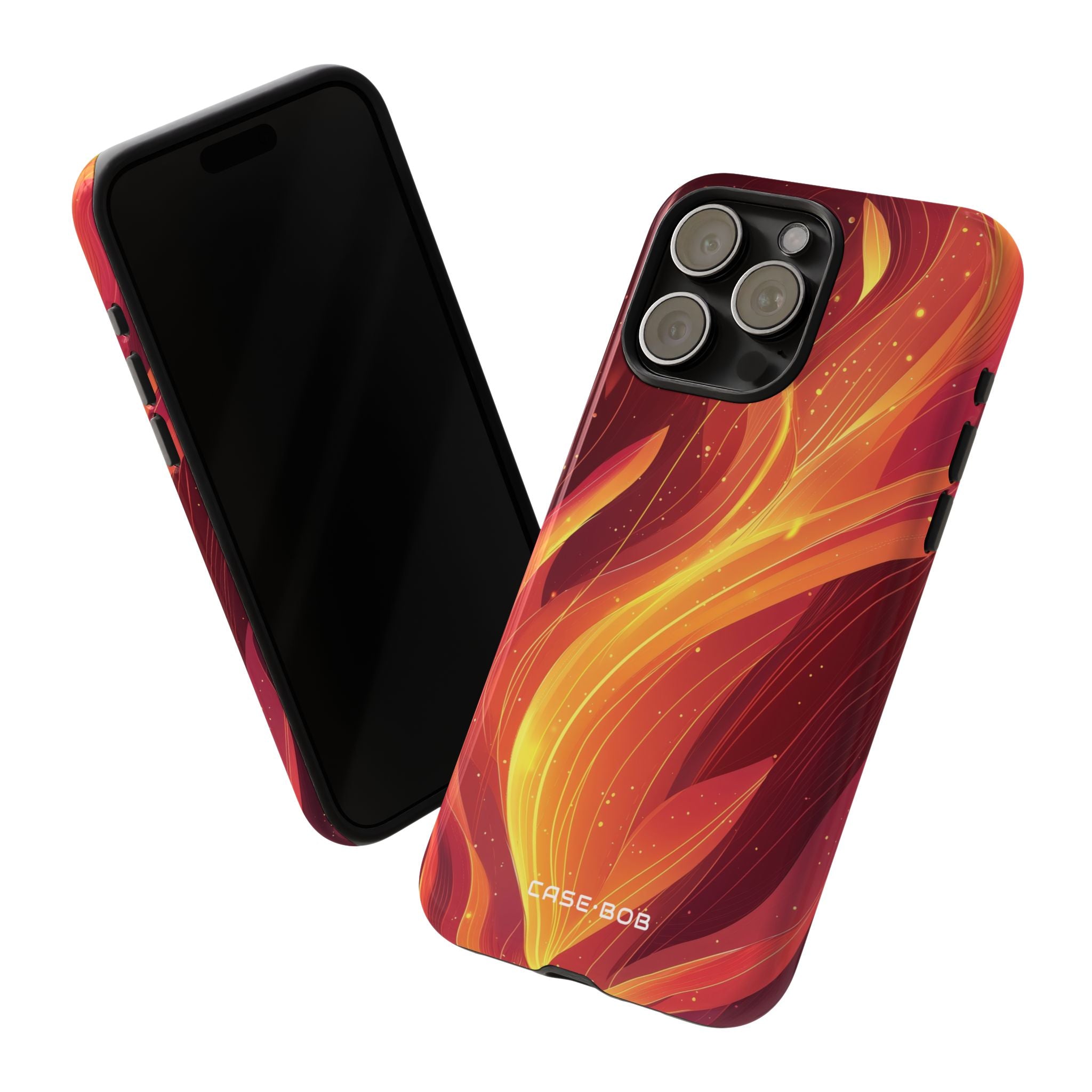 Flaming Flow iPhone 15 Pro Max Case - Tough
