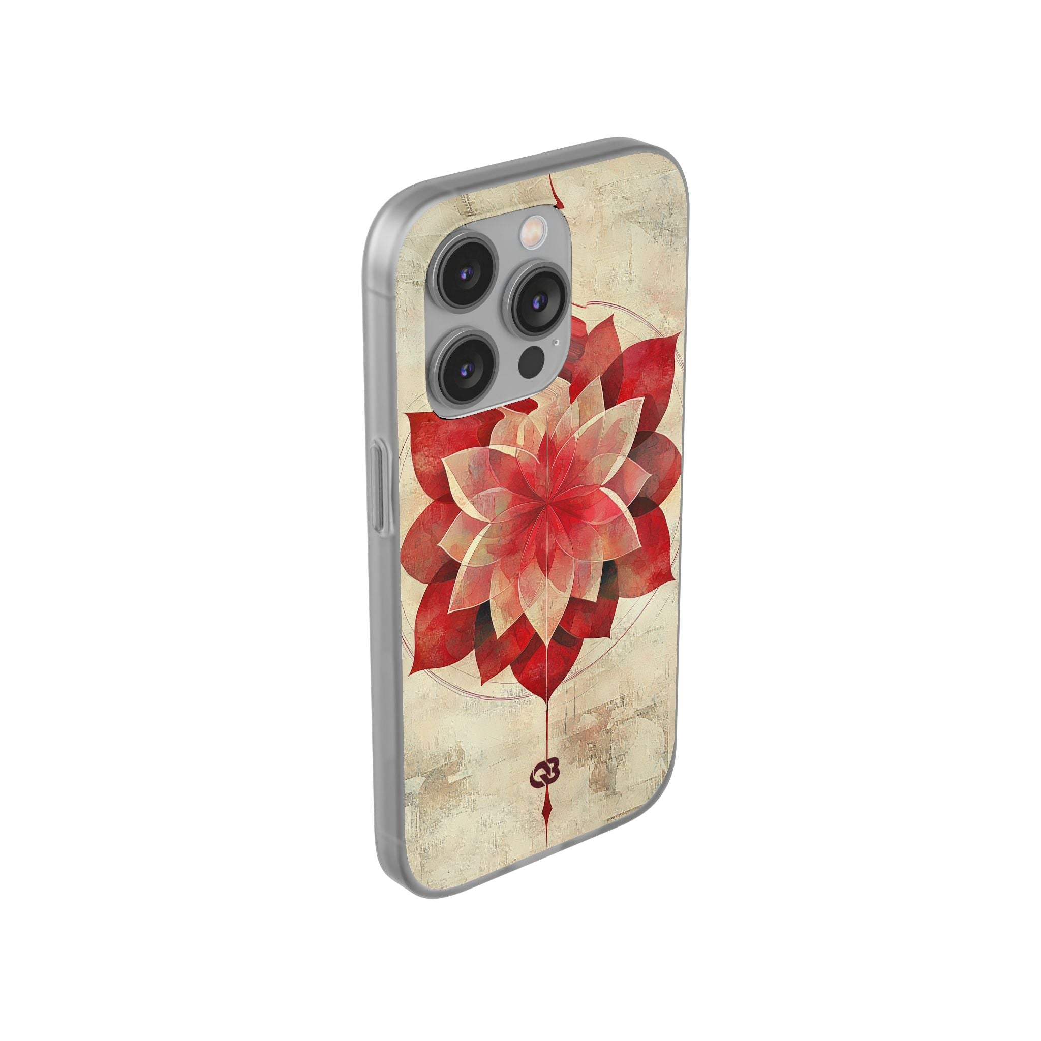 Crimson Petal Peak · Soft Phone Case for iPhone