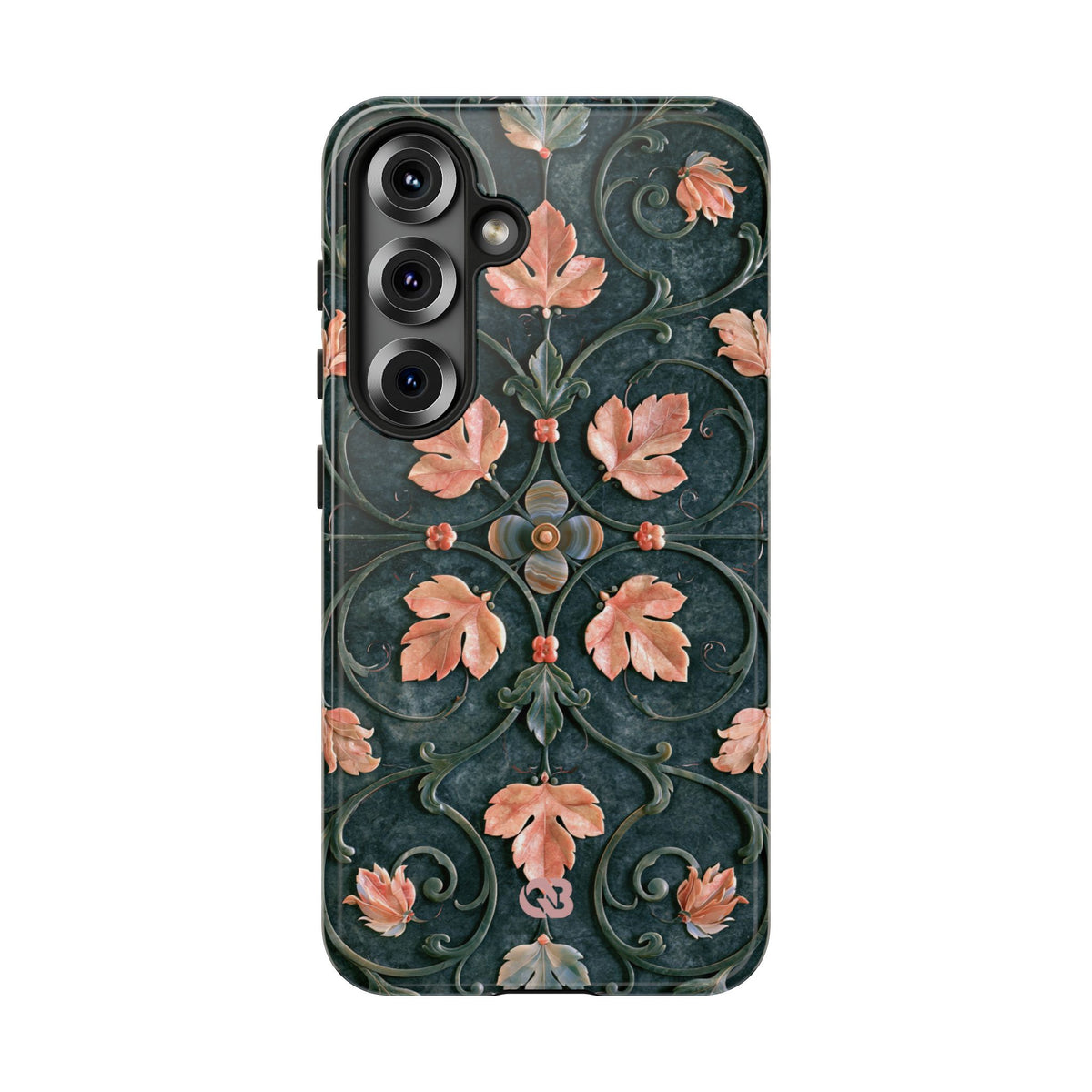 Florentine Rose Arabesque · Tough Phone Case for Samsung · Green