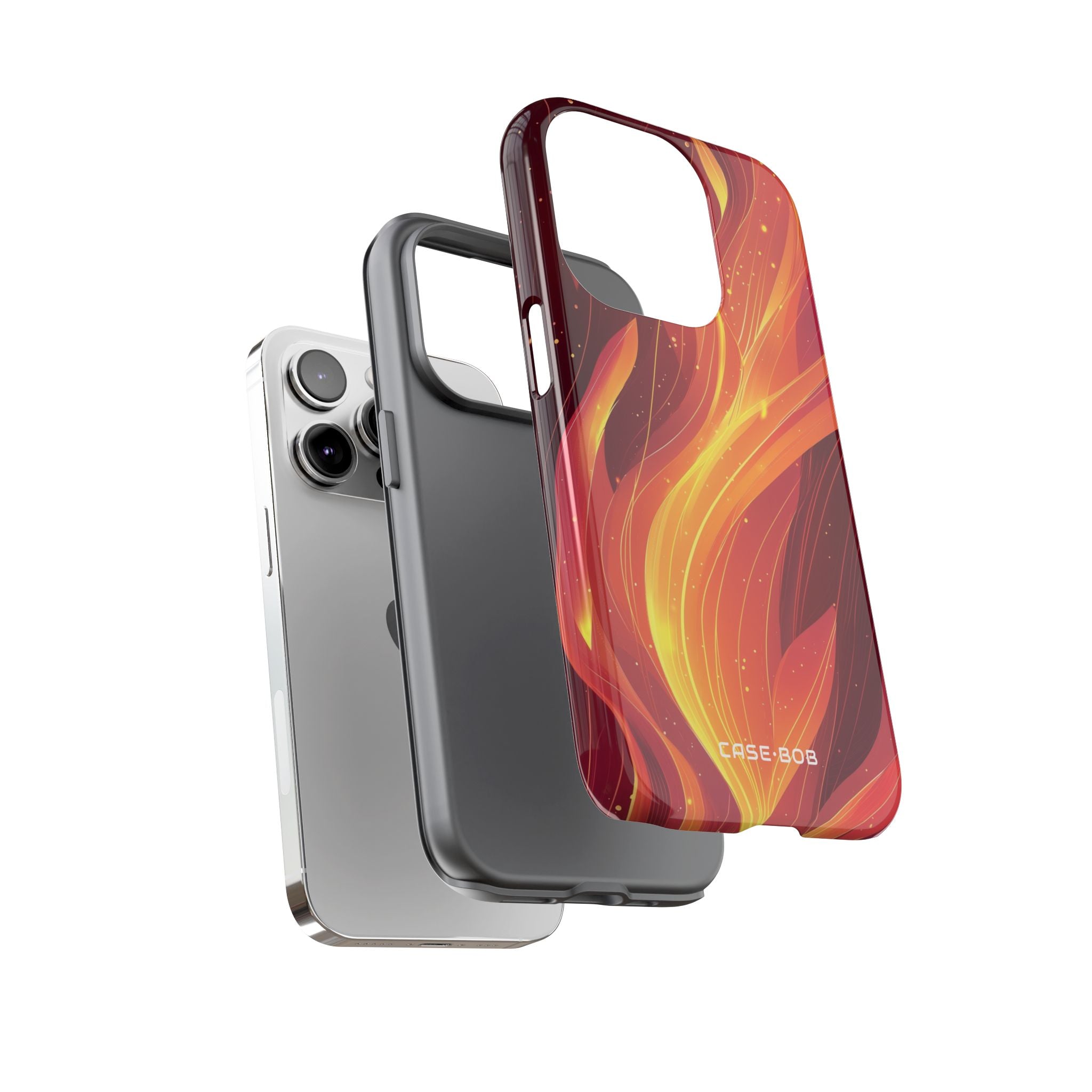 Flaming Flow iPhone 14 Pro Case - Tough