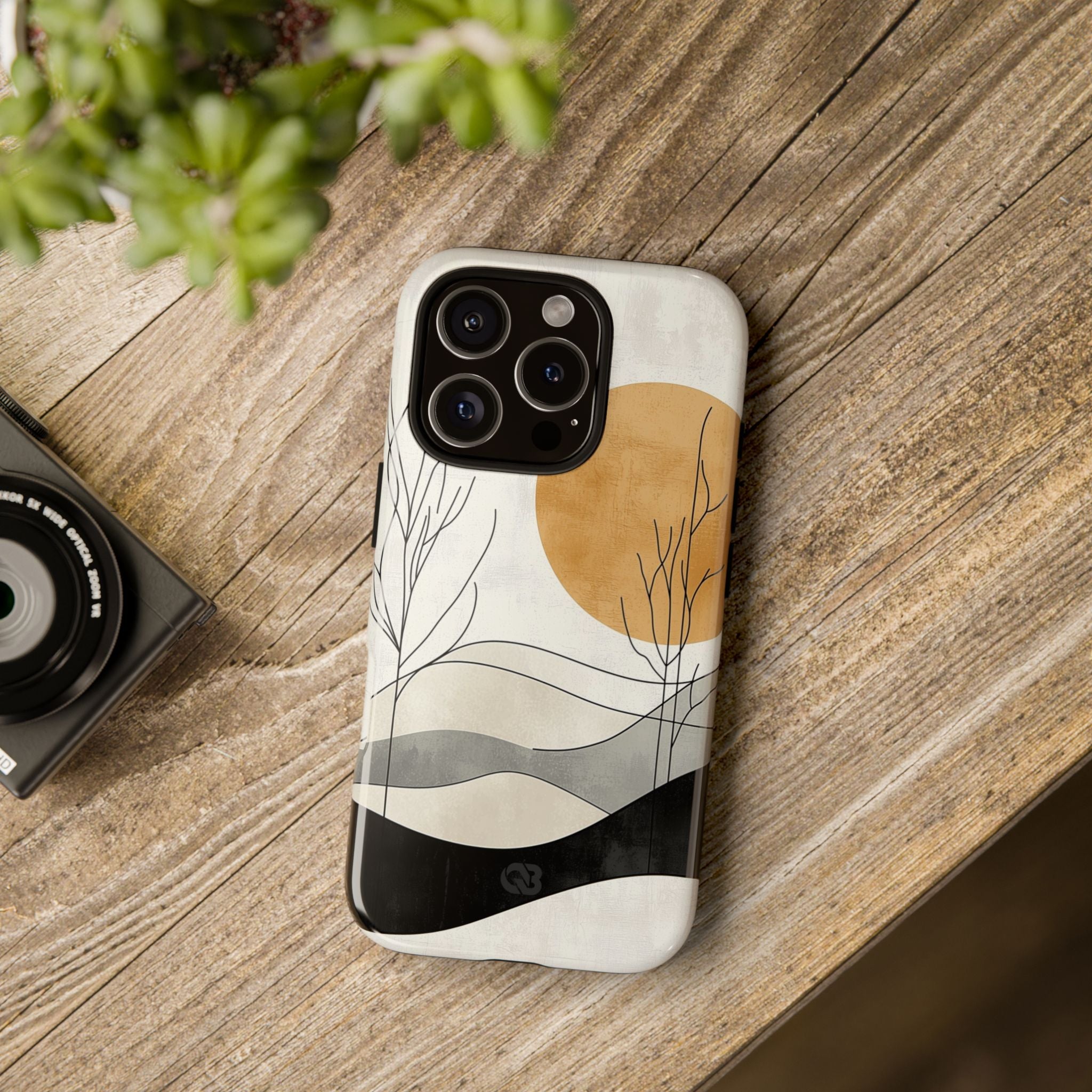 Burnt Horizon Lines · Custodia Tough per iPhone