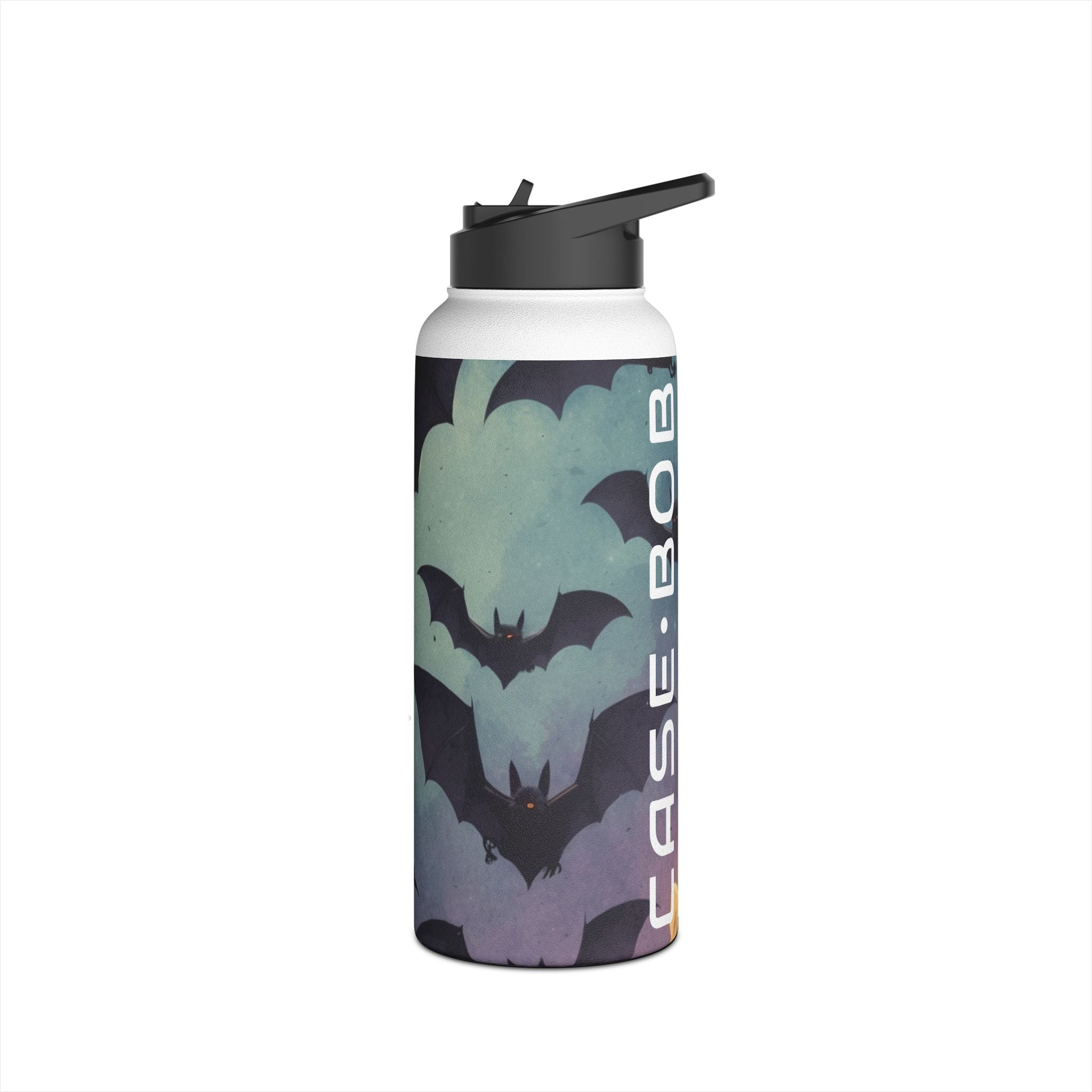 Glowing Bat Wings - Stainless Steel Water Bottle