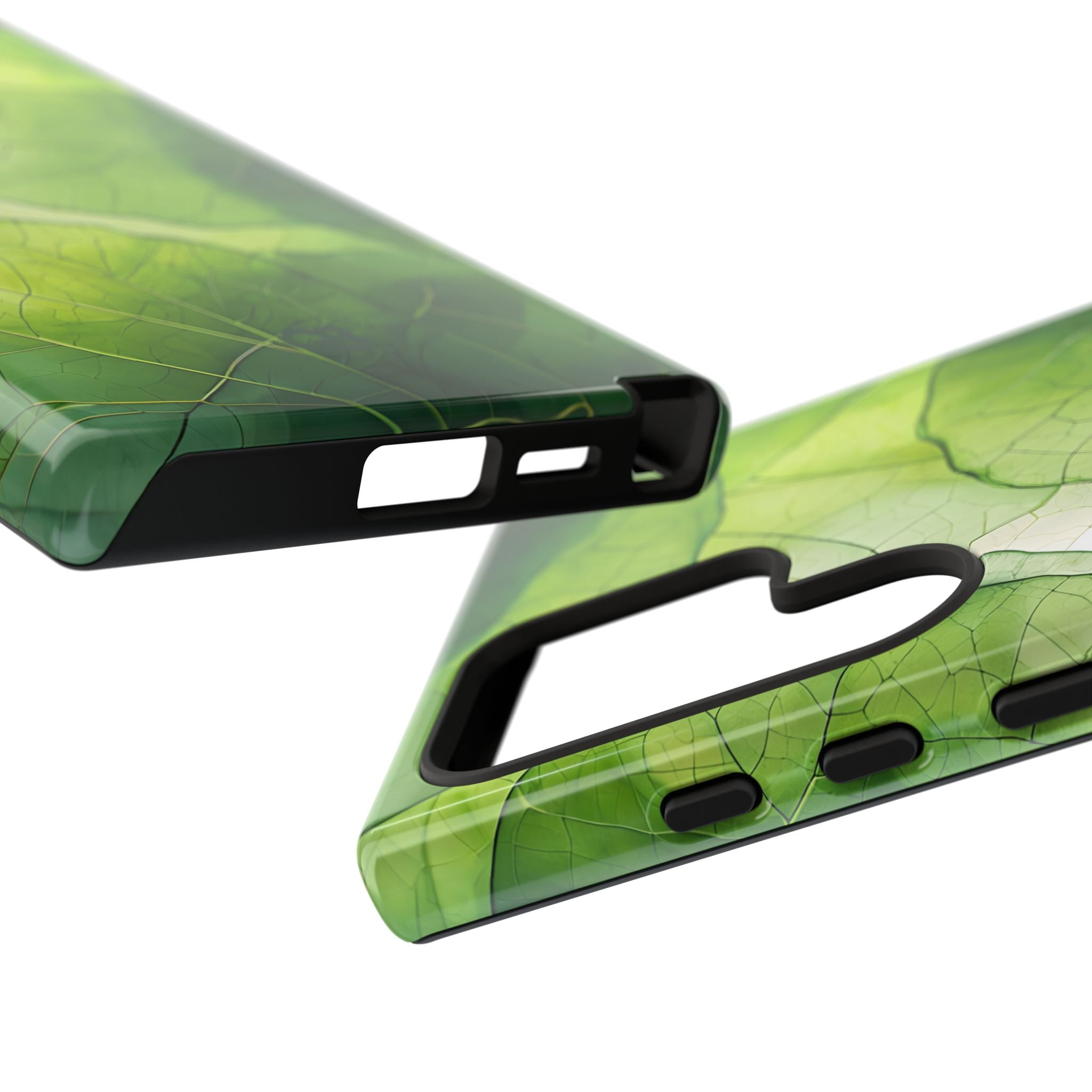 Emerald Leaf Veins · Tough Phone Case for Samsung