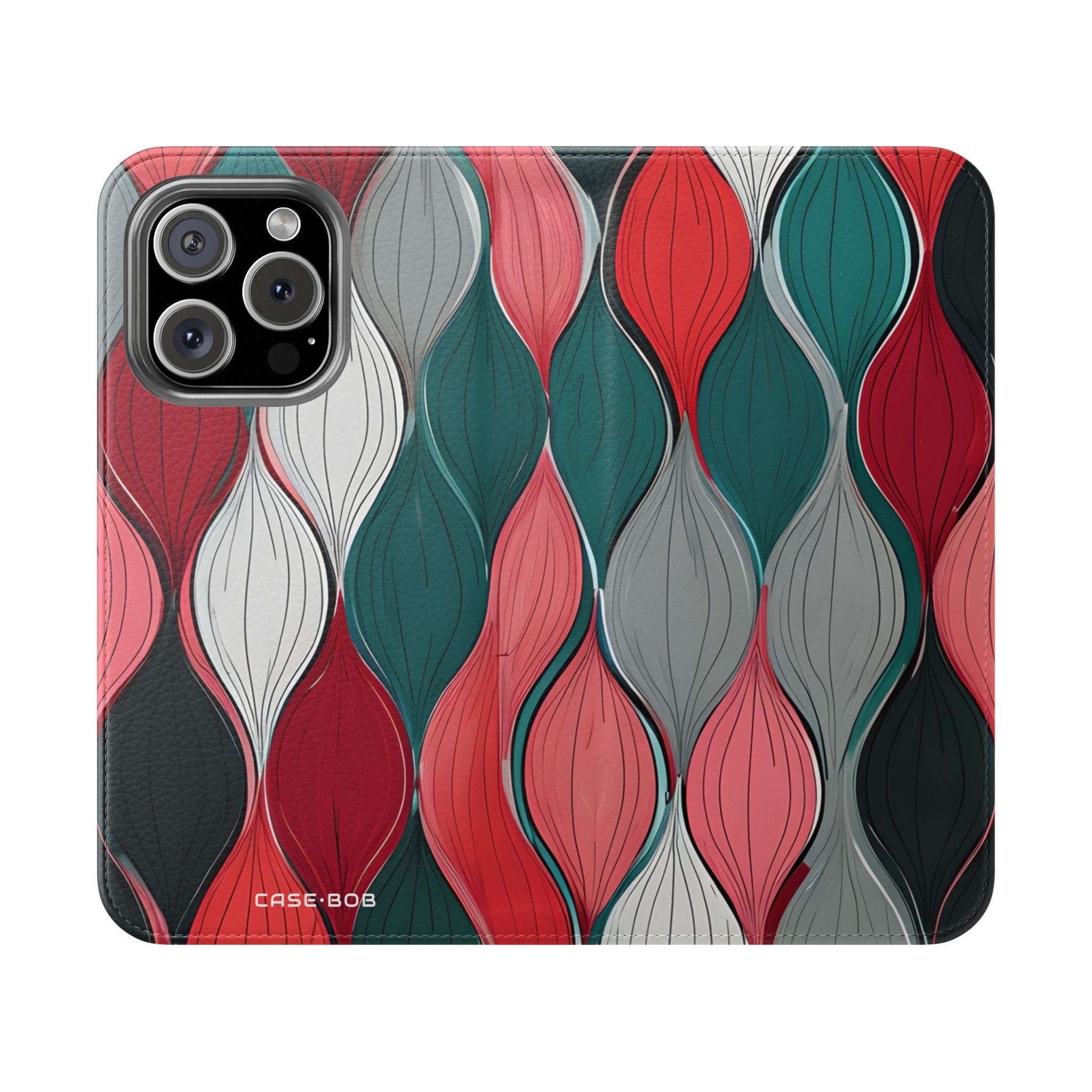 Leaf Spiral Pink - iPhone 16 Pro Case - Wallet